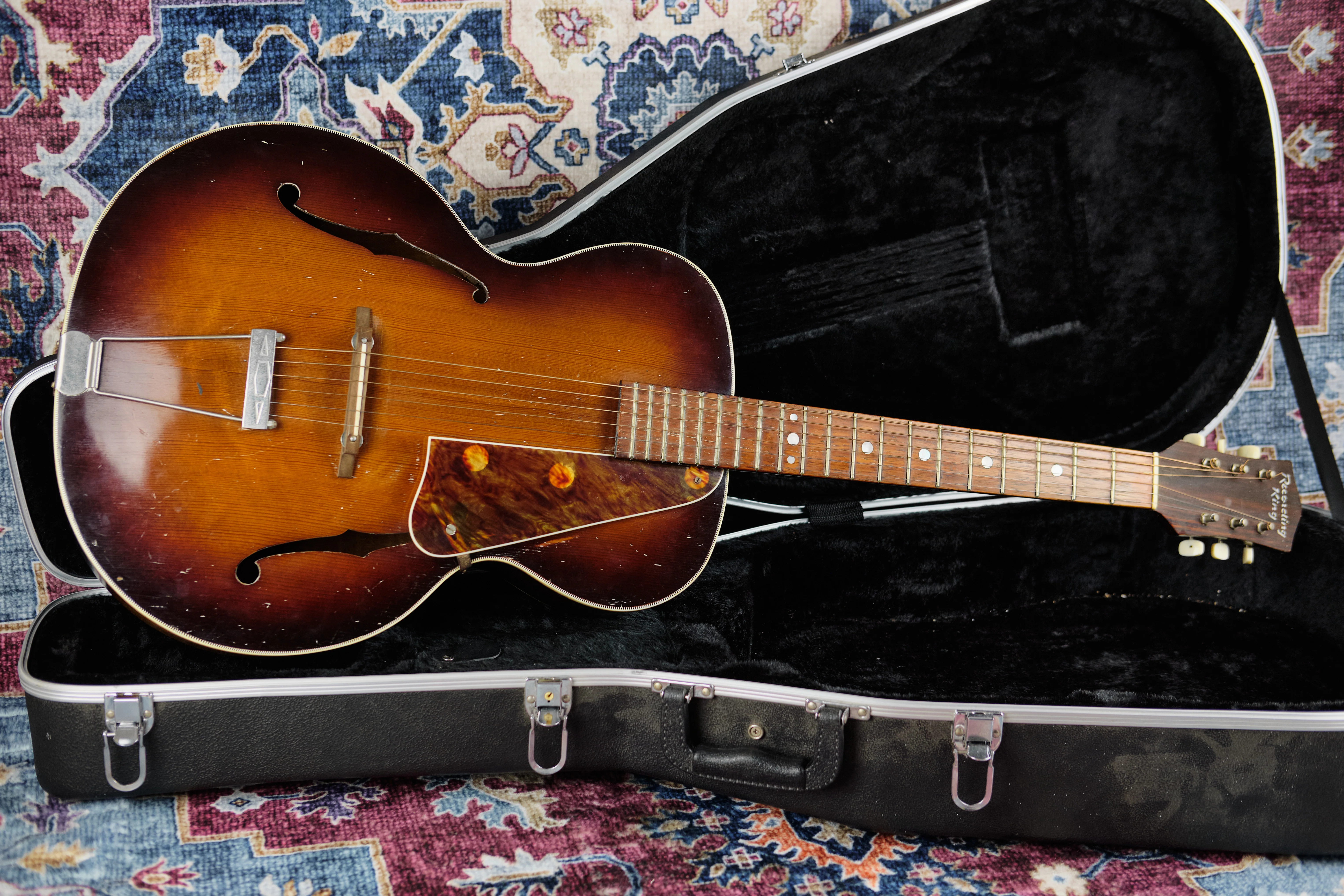 1940s Regal Recording King Archtop Sunburst - Image 4