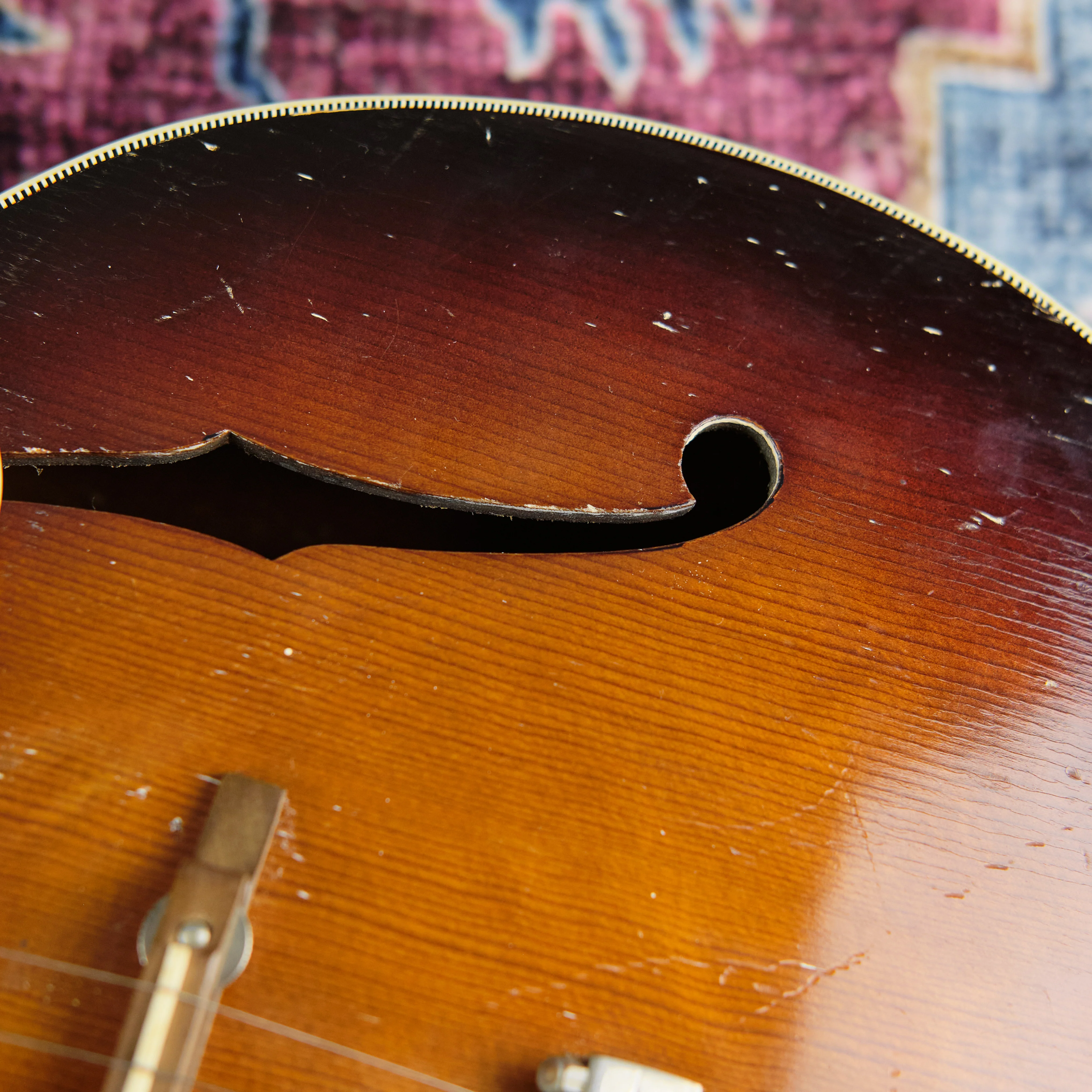 1940s Regal Recording King Archtop Sunburst - Image 7