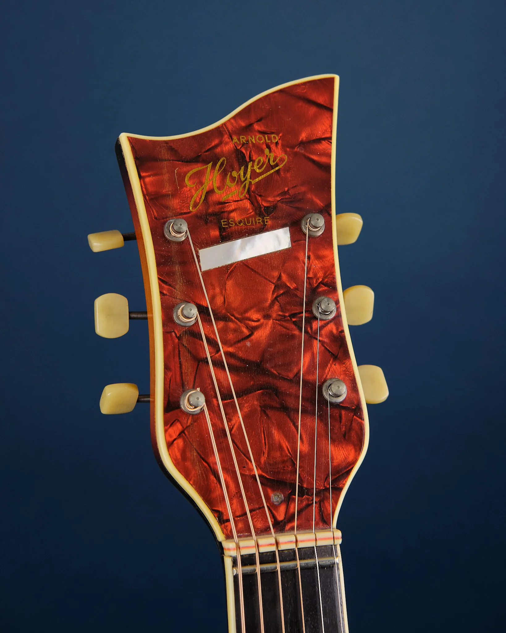 1950s Hoyer Esquire Red Burst - Image 2