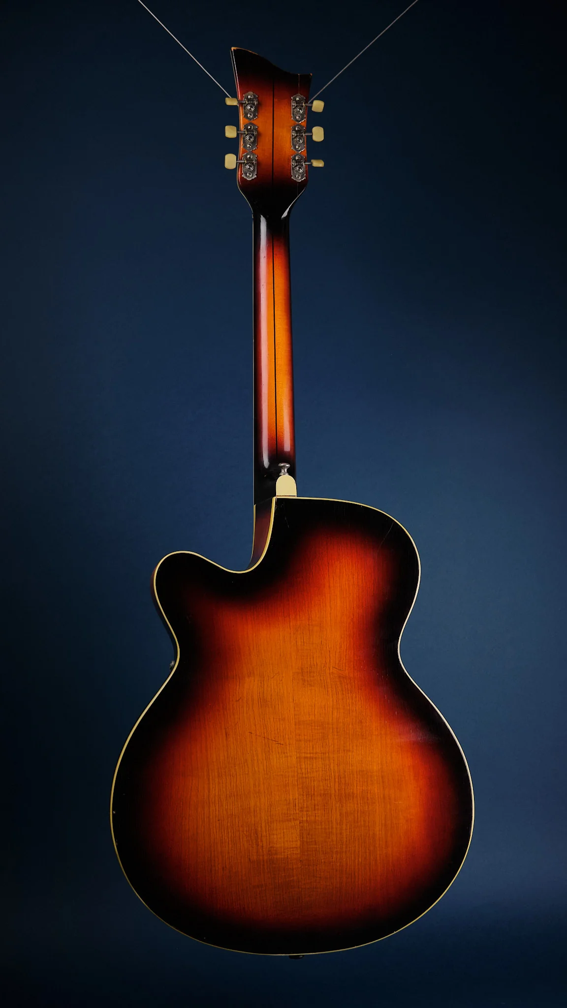 1950s Hoyer Esquire Red Burst - Image 5