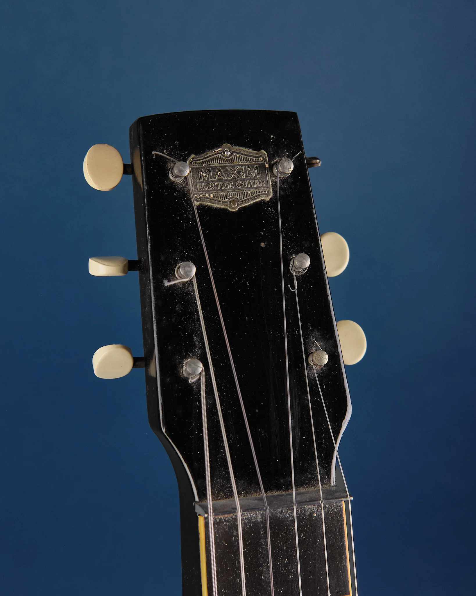 1950s Maxim Lap Steel Black - Image 2