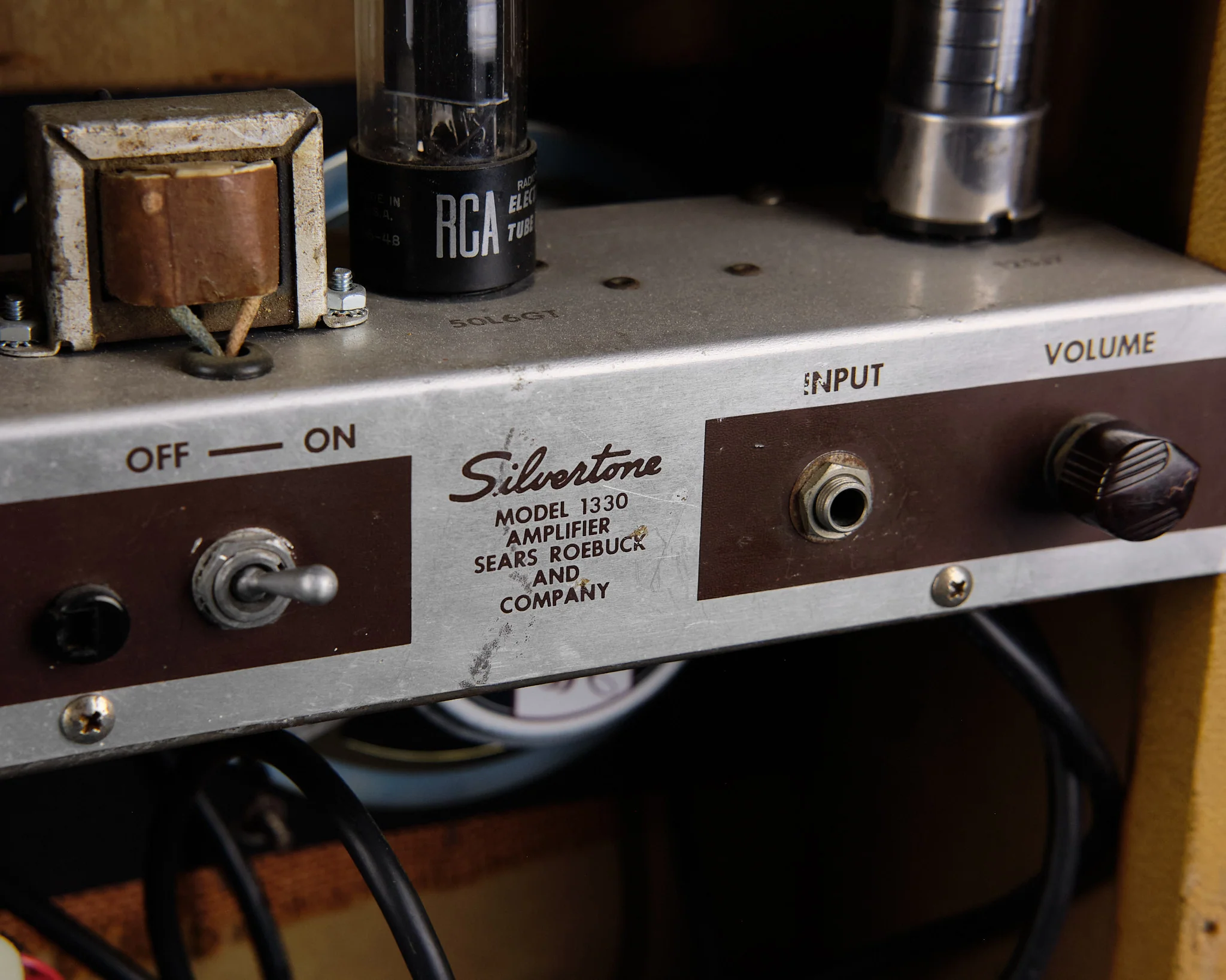 1950s Silvertone 1330 1x6" Combo Amp - Image 3