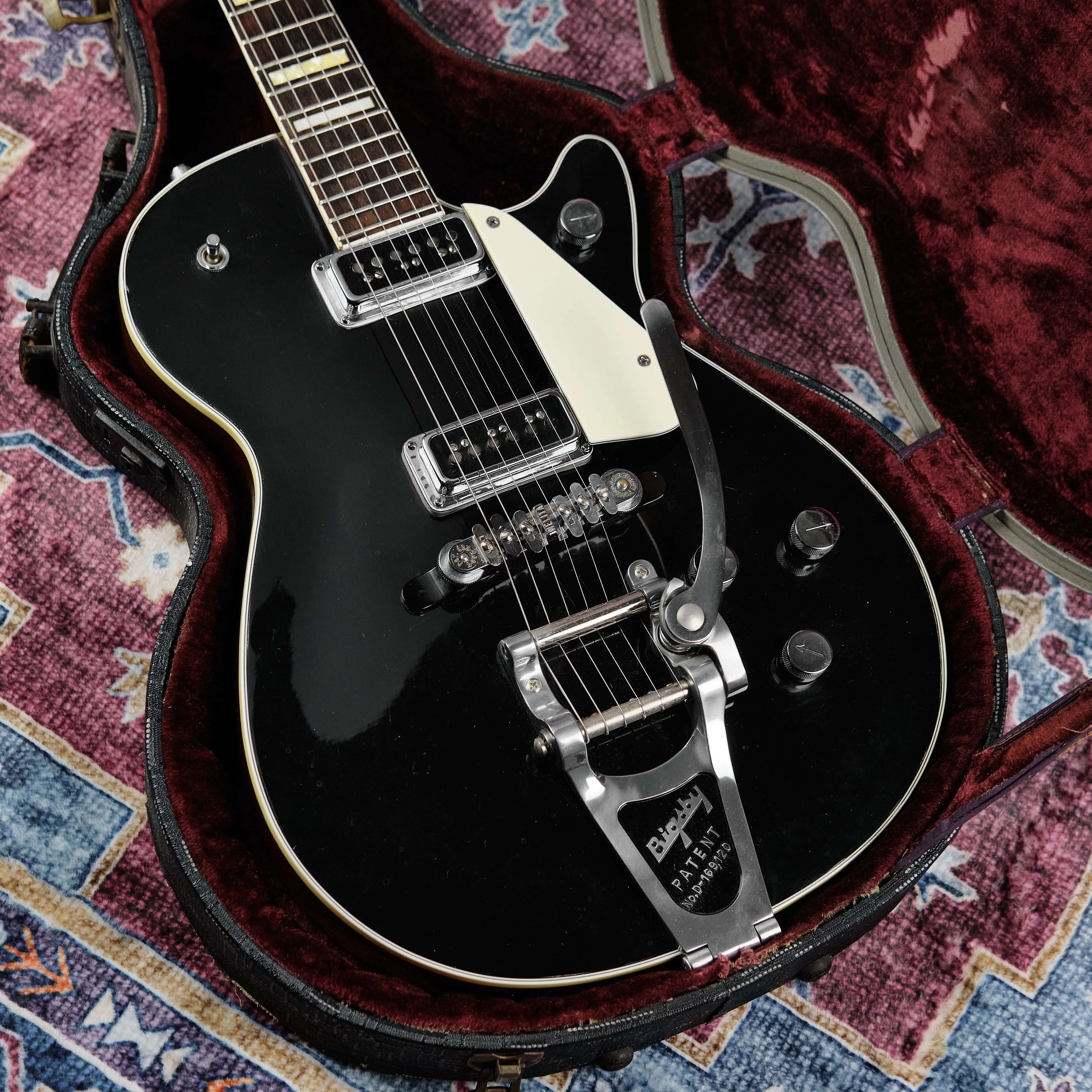 1955 Gretsch Duo Jet 6128 Jet Black - Image 4