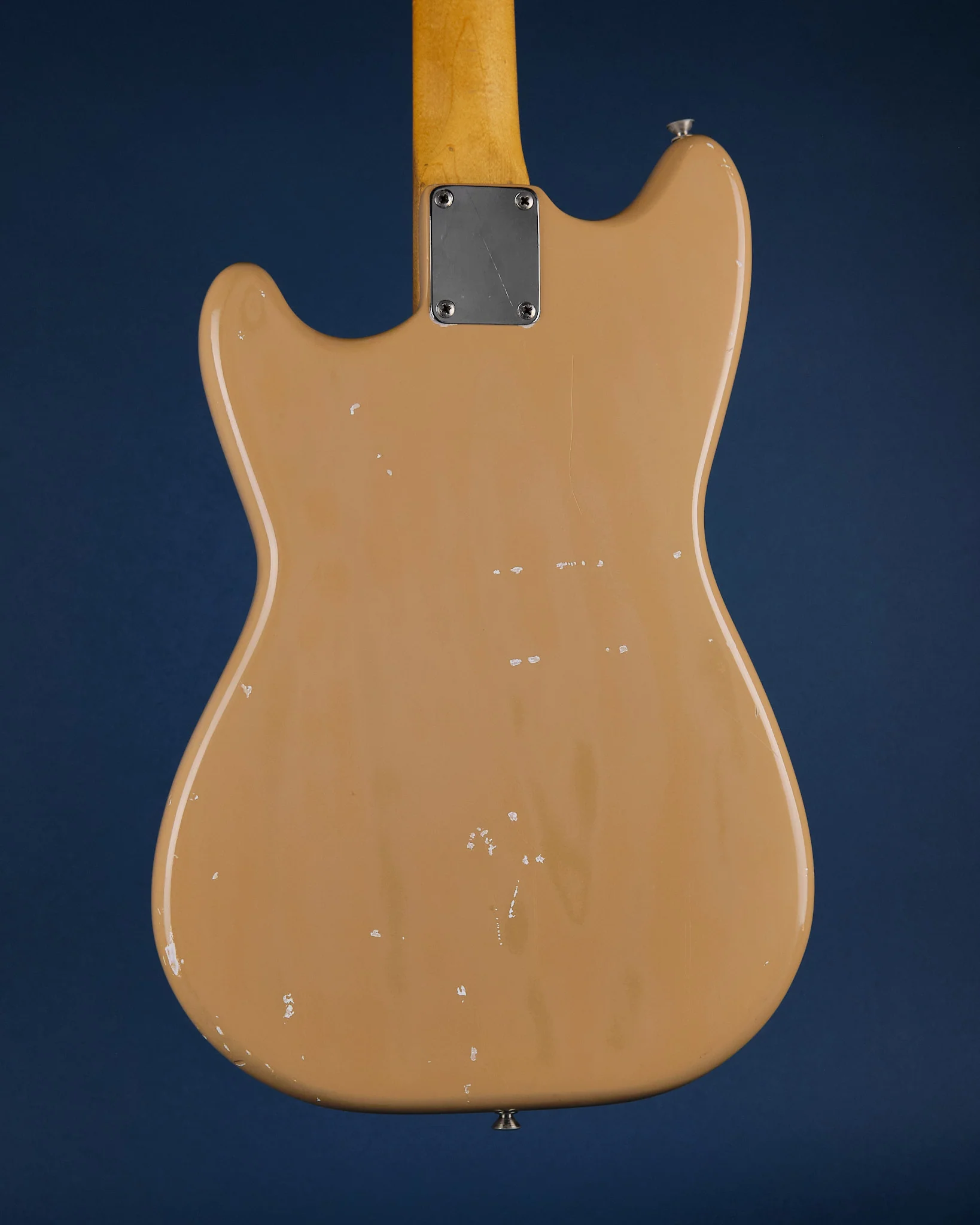 1961 Fender Musicmaster Desert Sand Refin - Image 3