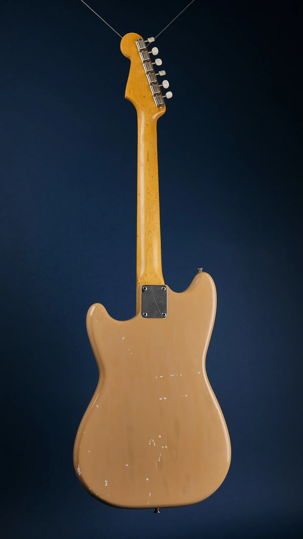 1961 Fender Musicmaster Desert Sand Refin - Image 5