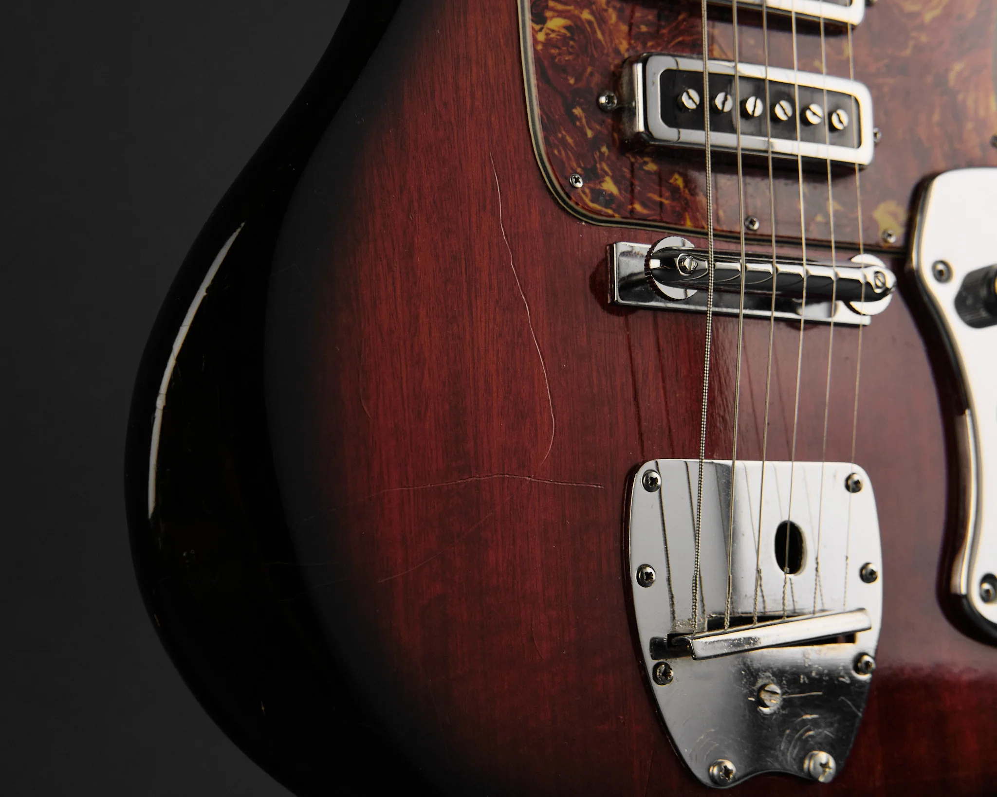 1960s Kingston S3T 'Hound Dog Taylor' Sunburst - Image 10