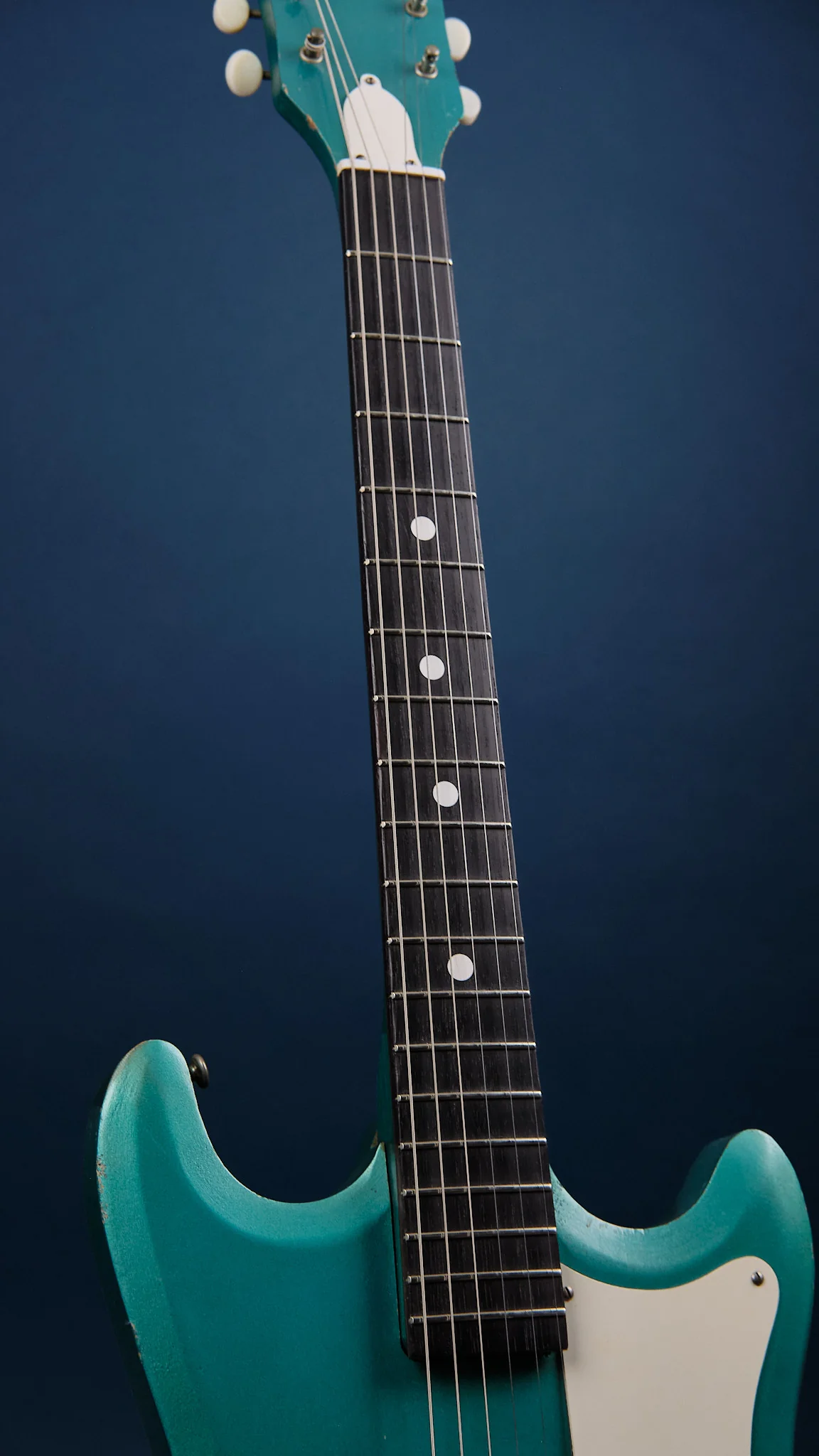 1960s Silvertone 1413L Turquoise - Image 6