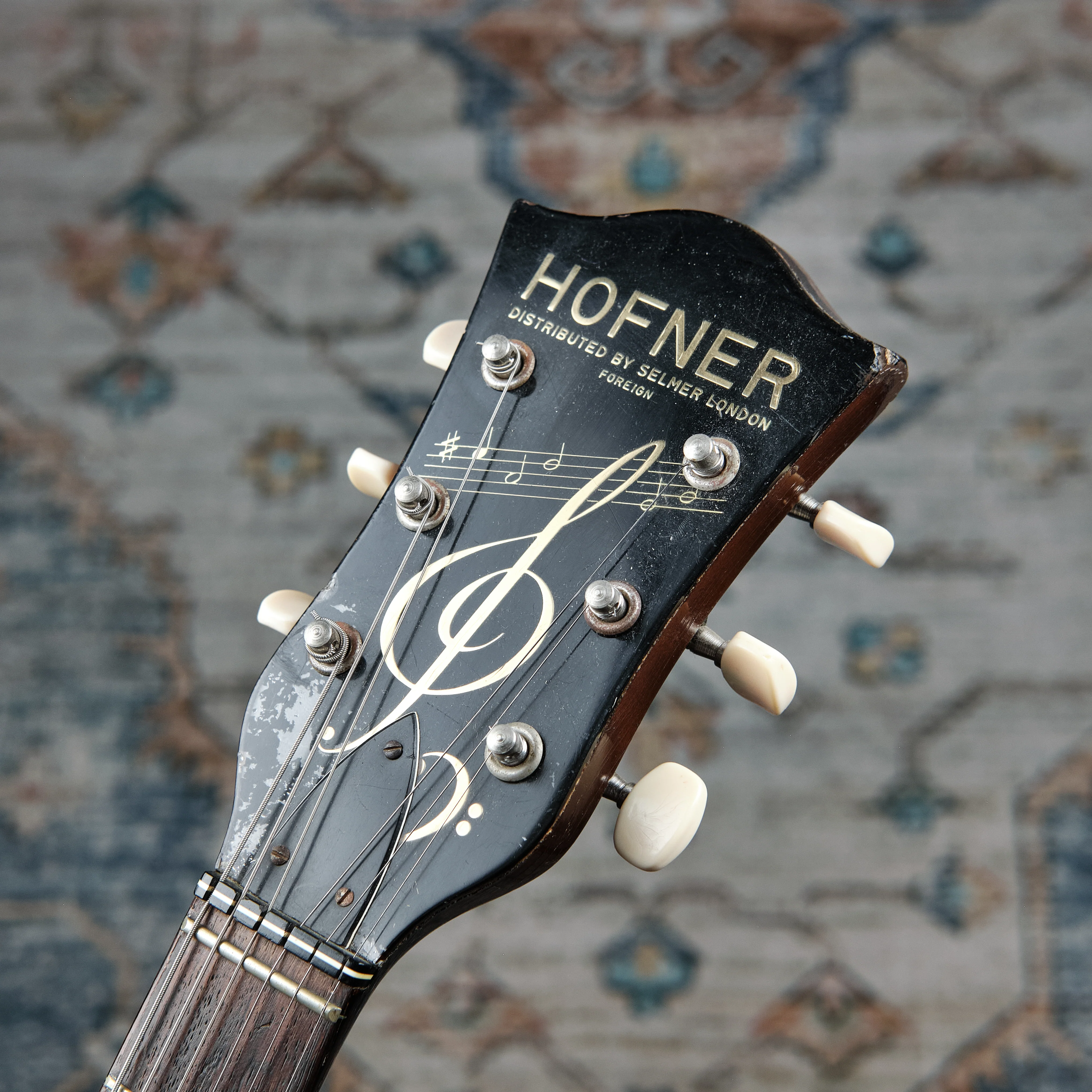 1962 Hofner Club 40 Sunburst - Image 5