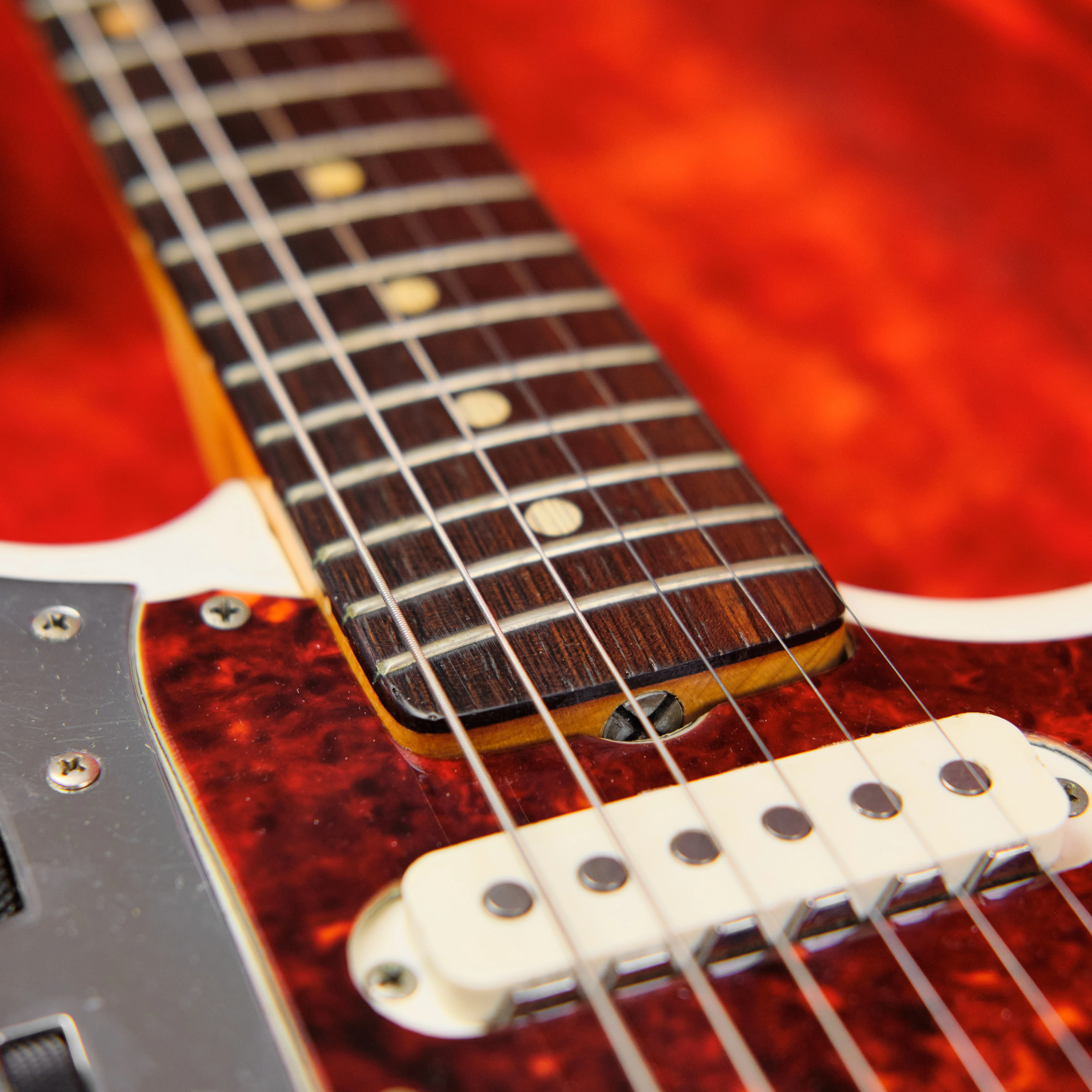 1963 Fender Jaguar Olympic White Matching Headstock - Image 10