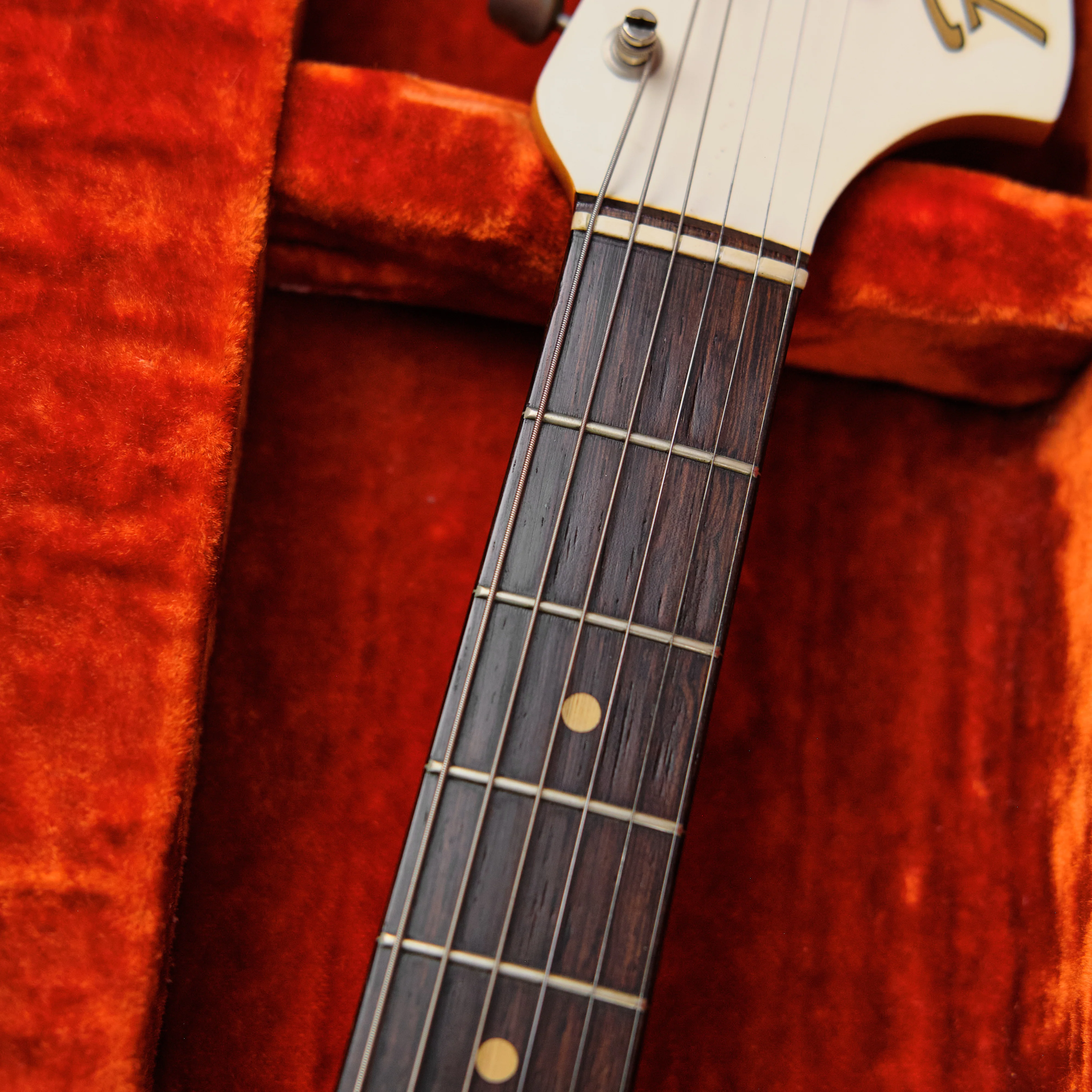 1963 Fender Jaguar Olympic White Matching Headstock - Image 12