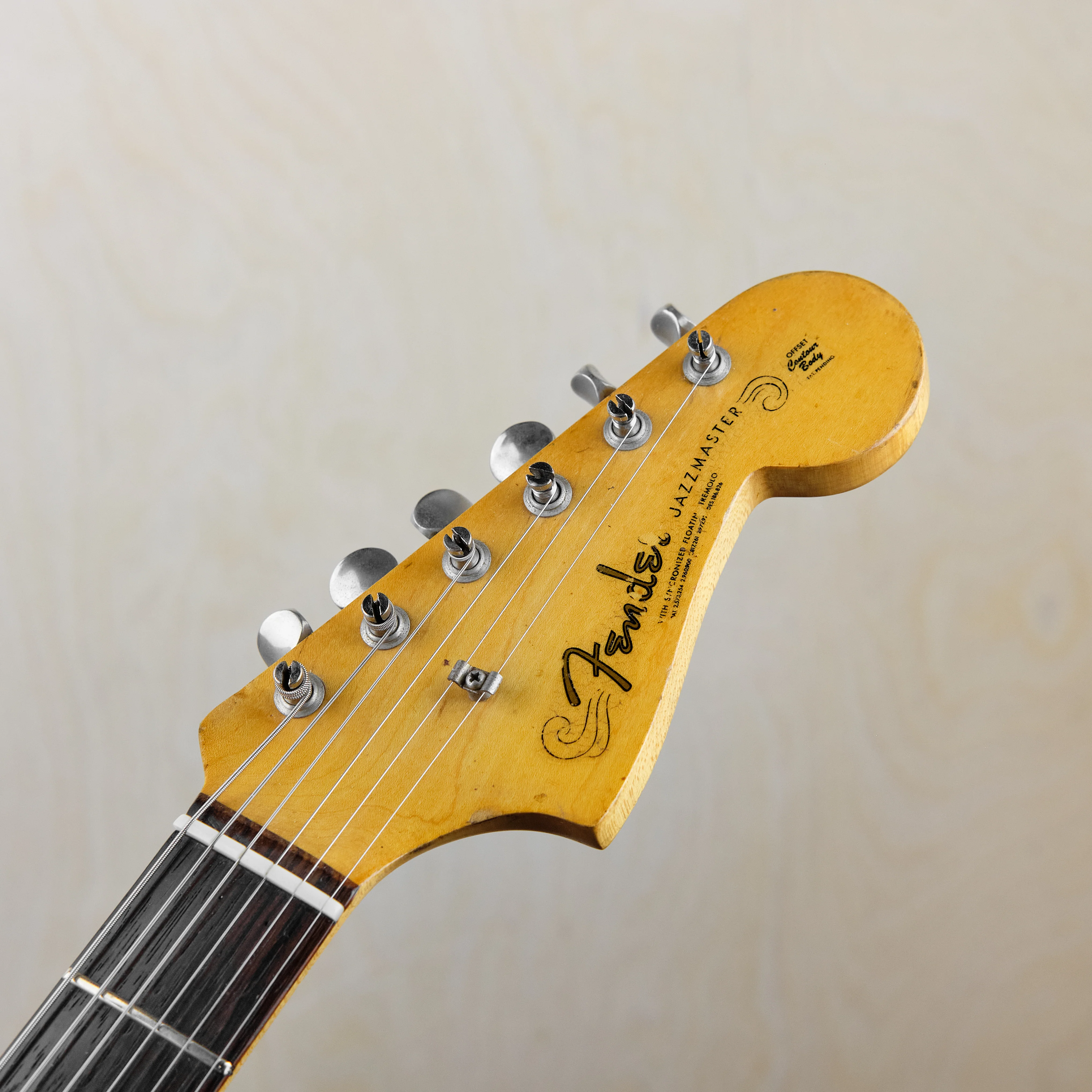 1963 Fender Jazzmaster Burgundy Mist Body Refin - Image 4