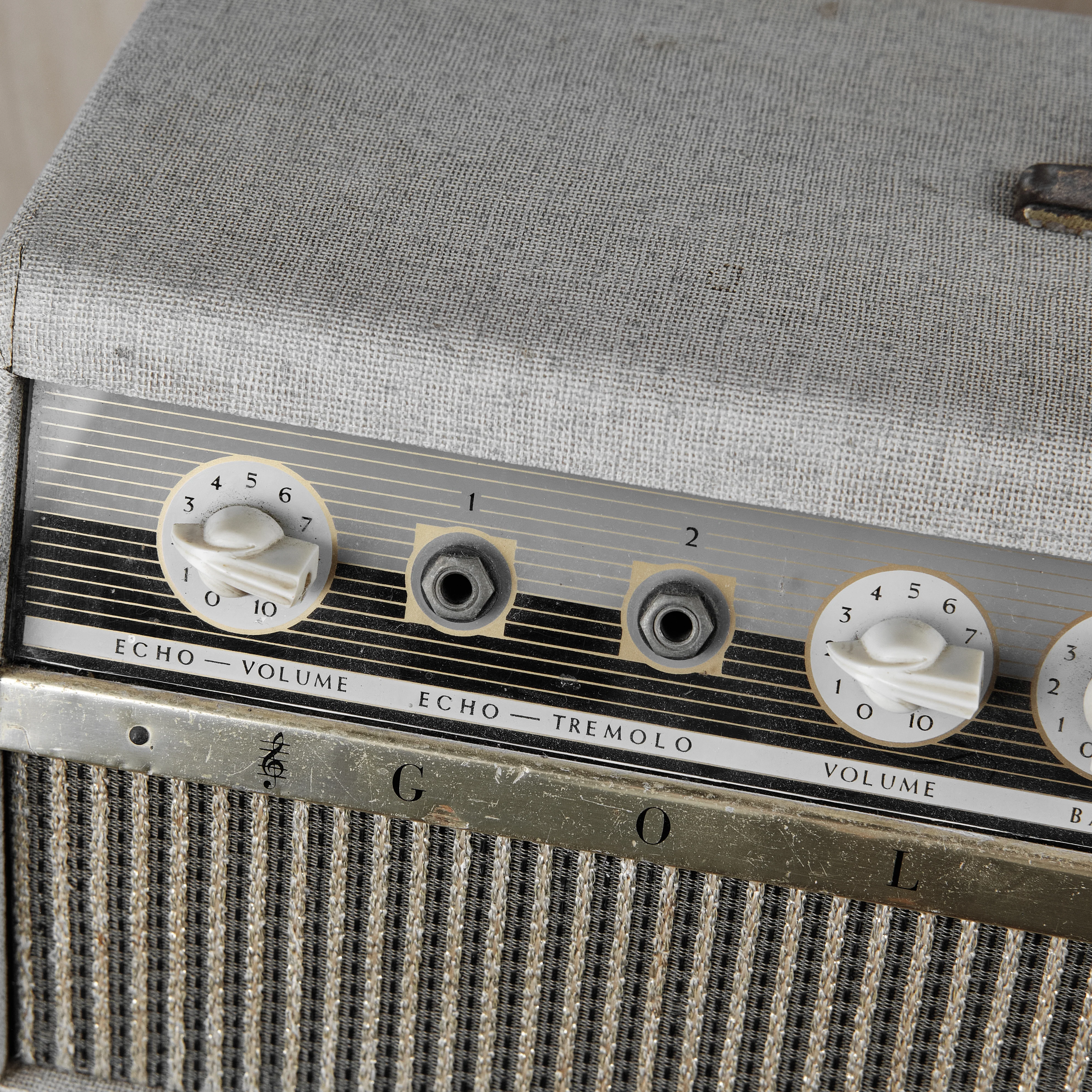 1963 Goldentone Reverbmaster and 4x10 Cabinet - Image 6