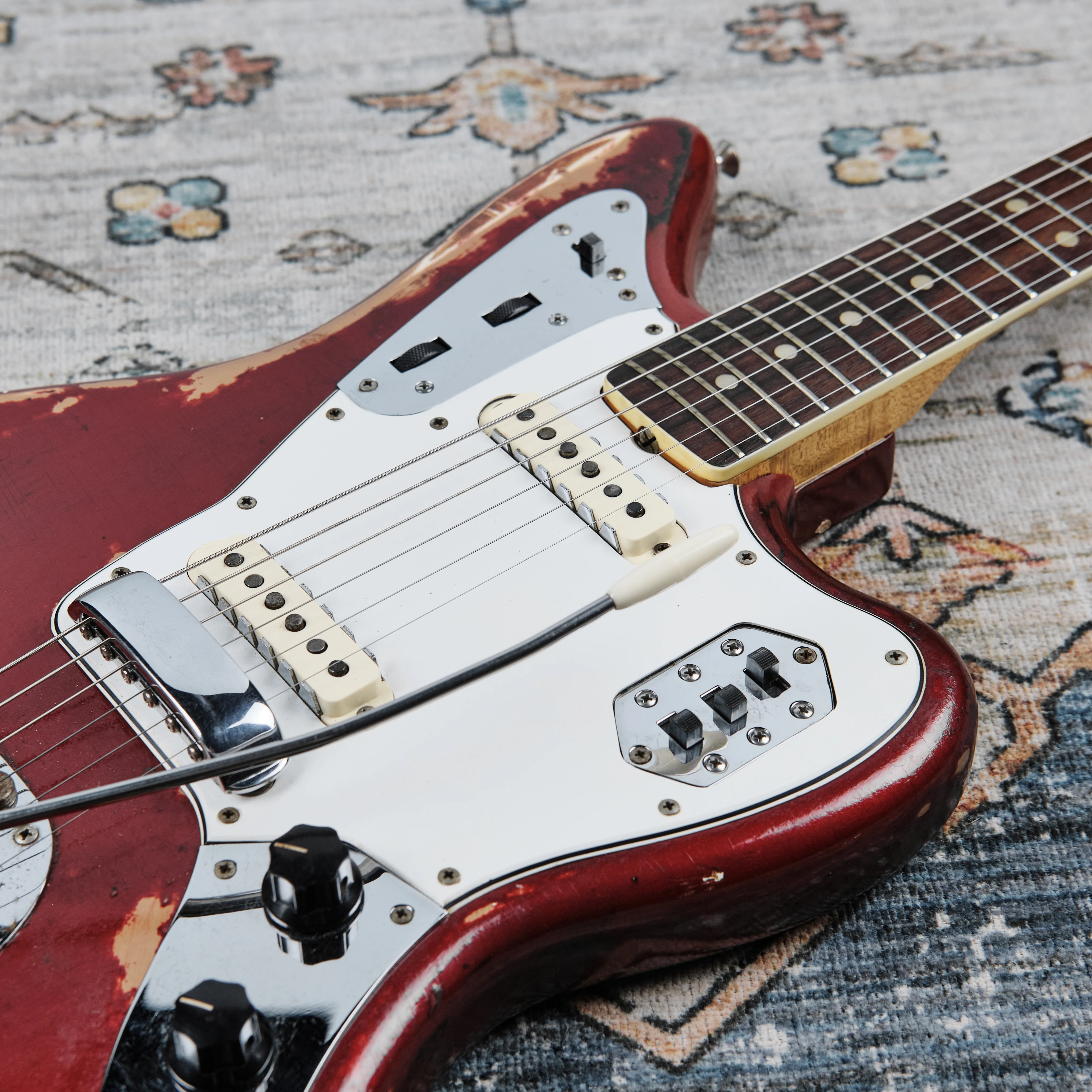 1965 Fender Jaguar Candy Apple Red - Image 11