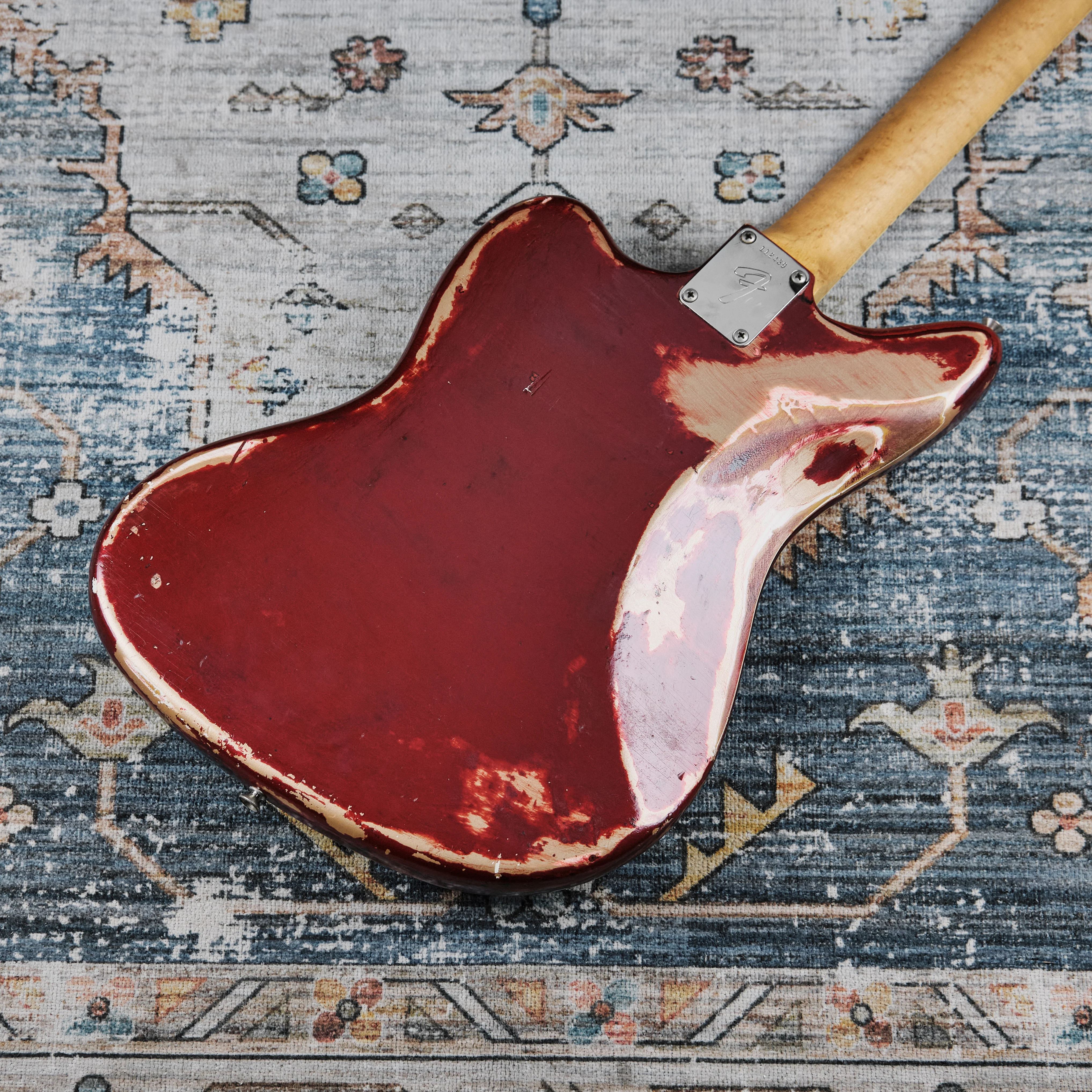 1965 Fender Jaguar Candy Apple Red - Image 3