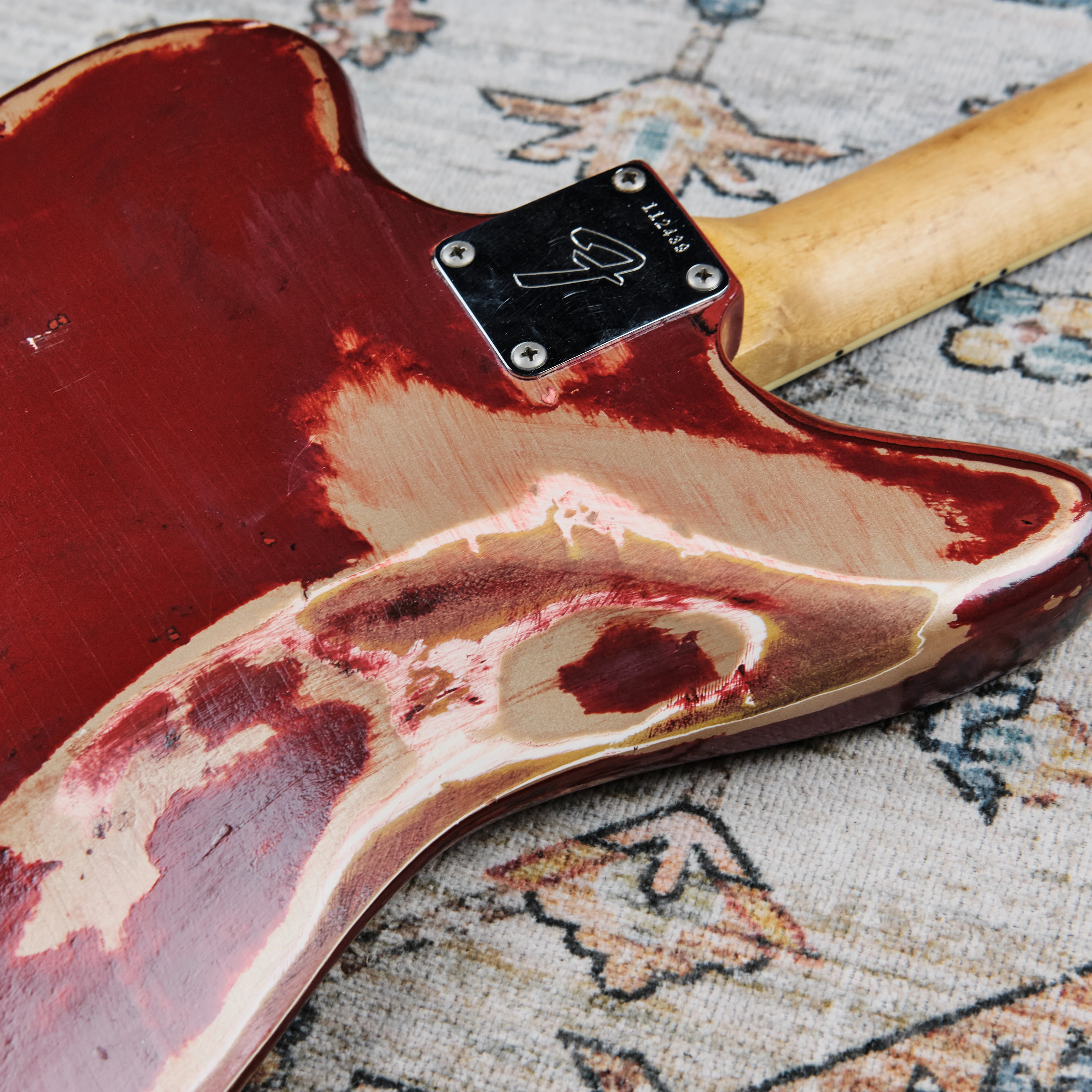 1965 Fender Jaguar Candy Apple Red - Image 9