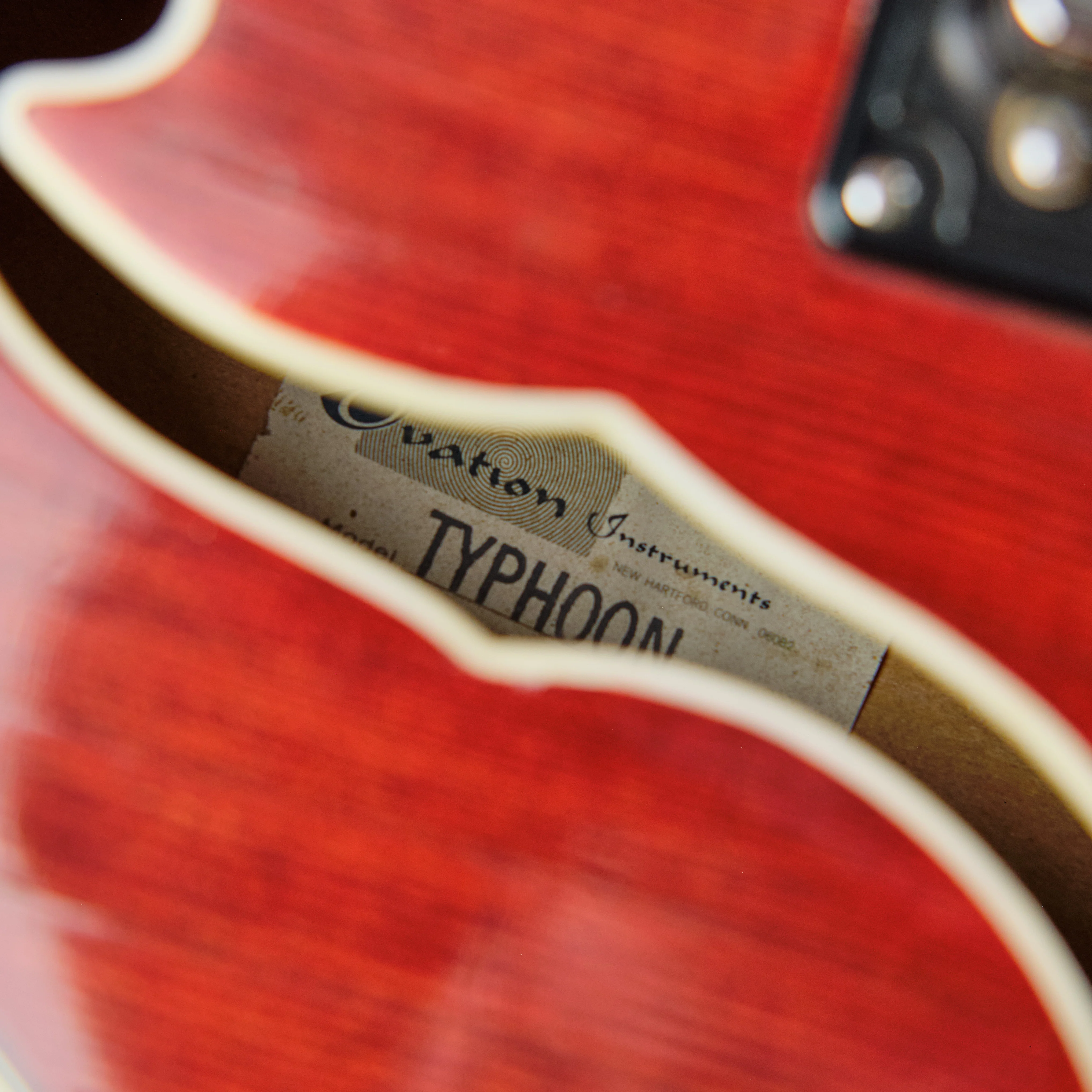 1968 Ovation Typhoon Cherry - Image 13