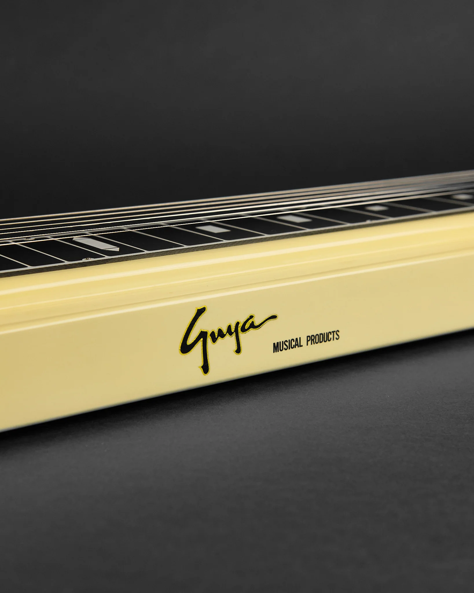 1970s Guyatone HG-306C Lap Steel Aged White - Image 4
