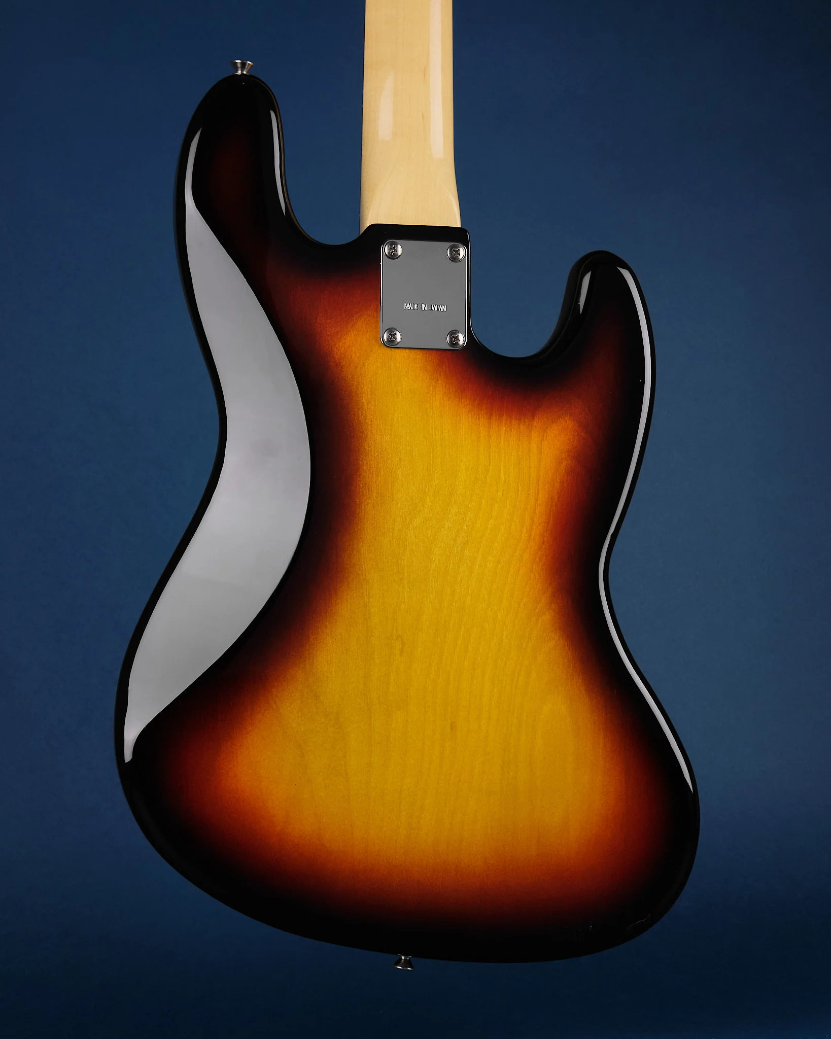 1970s Maya Jazz Bass Left Handed Sunburst - Image 3