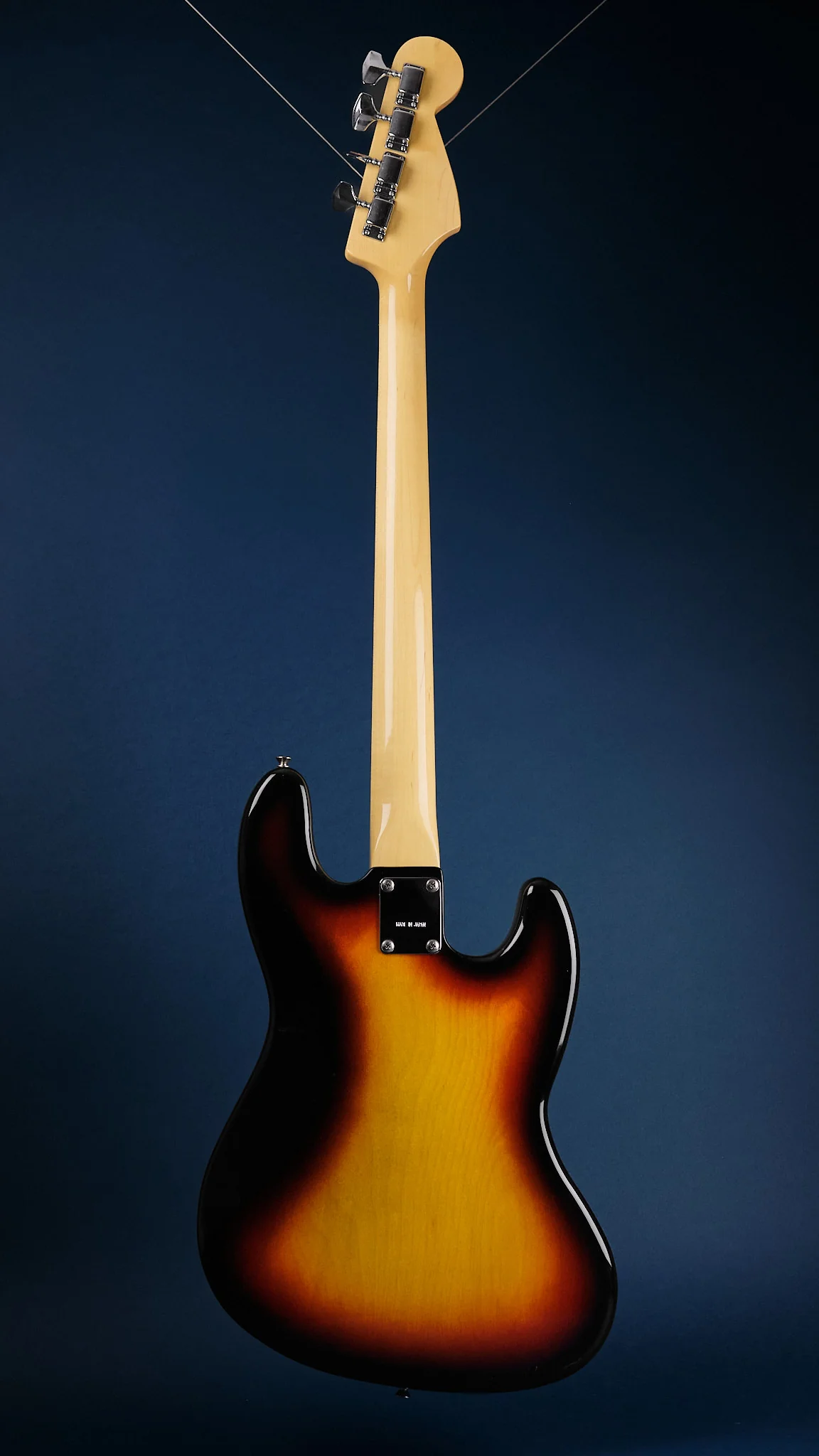 1970s Maya Jazz Bass Left Handed Sunburst - Image 5