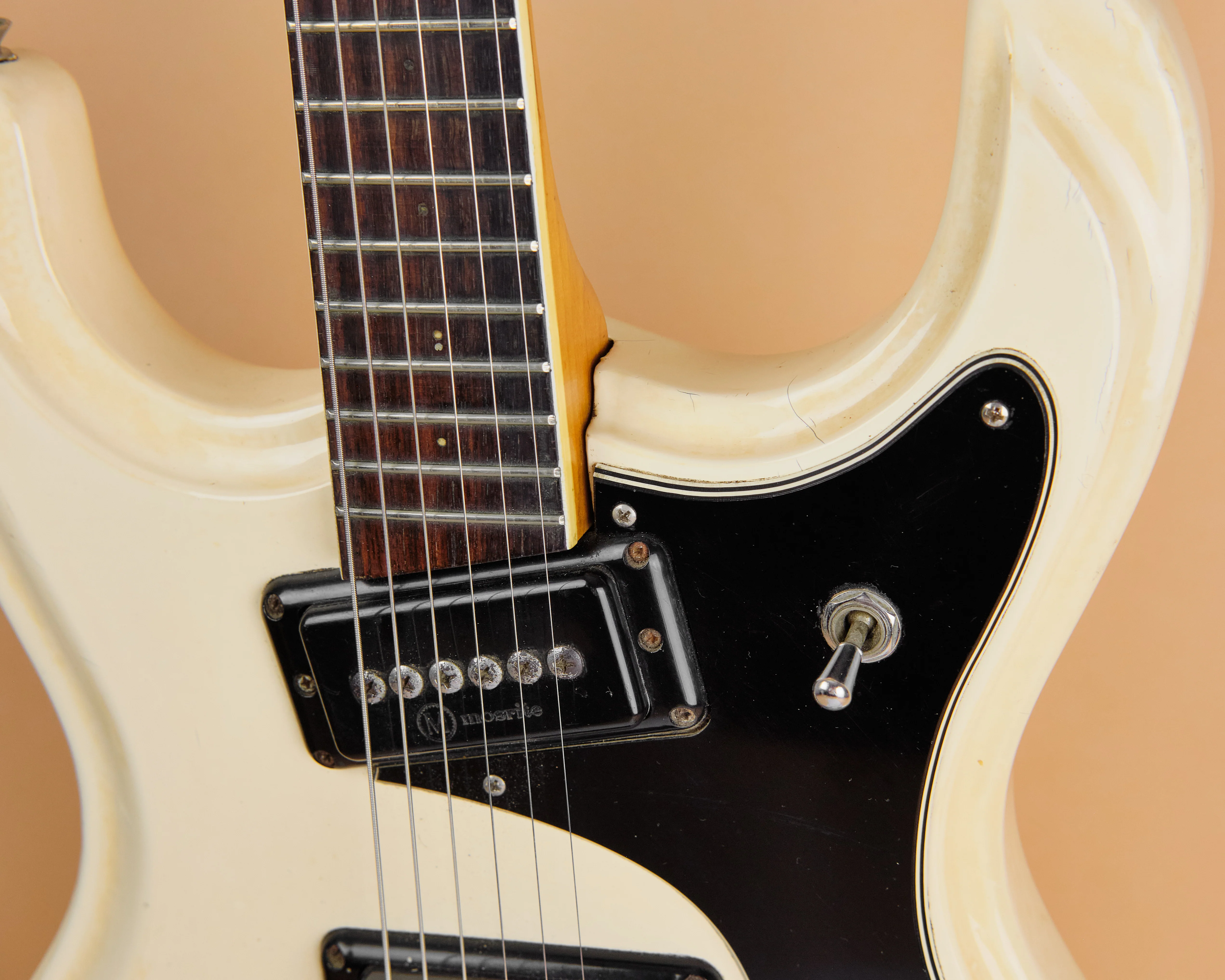 1970s Mosrite Japan Avenger White - Image 8