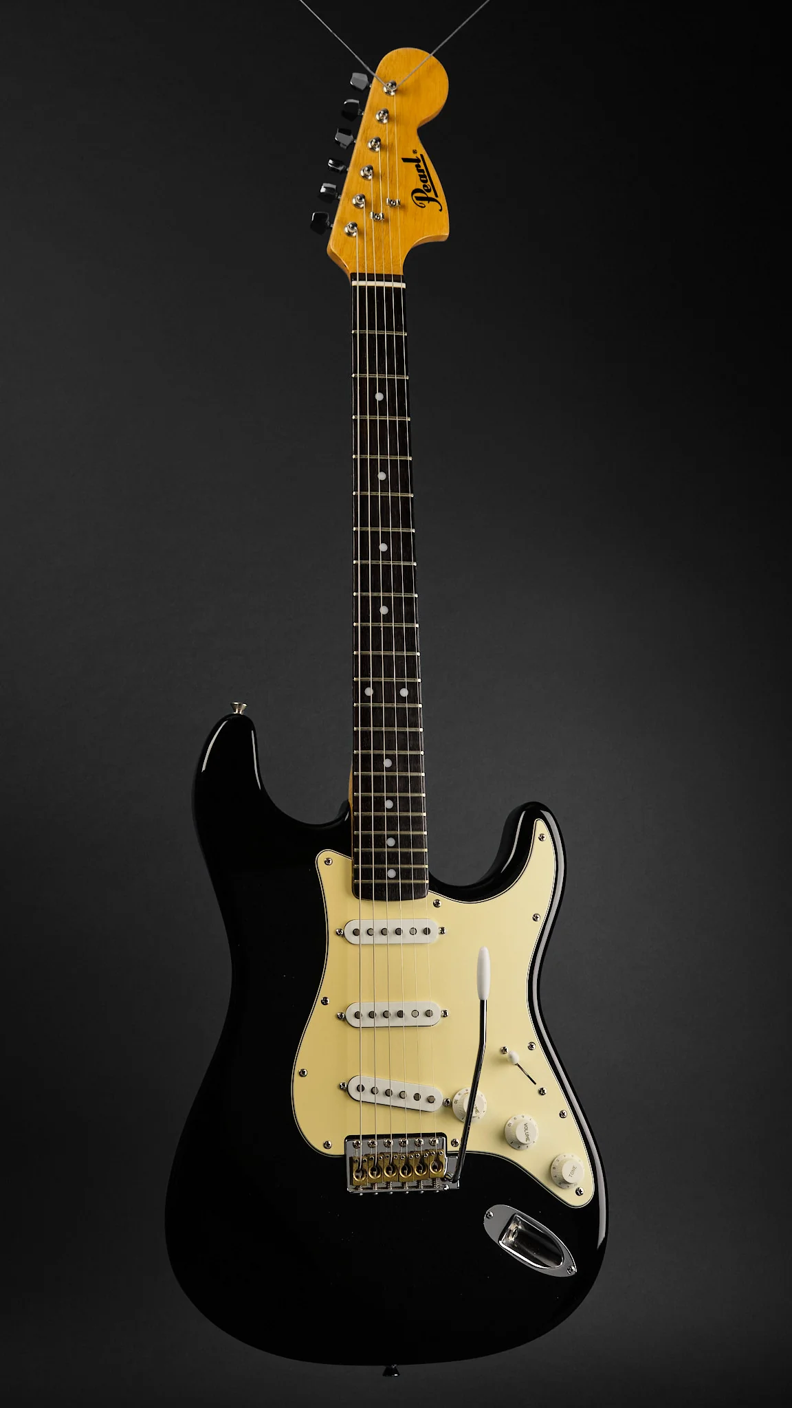 1970s Pearl S-Style Black - Image 4