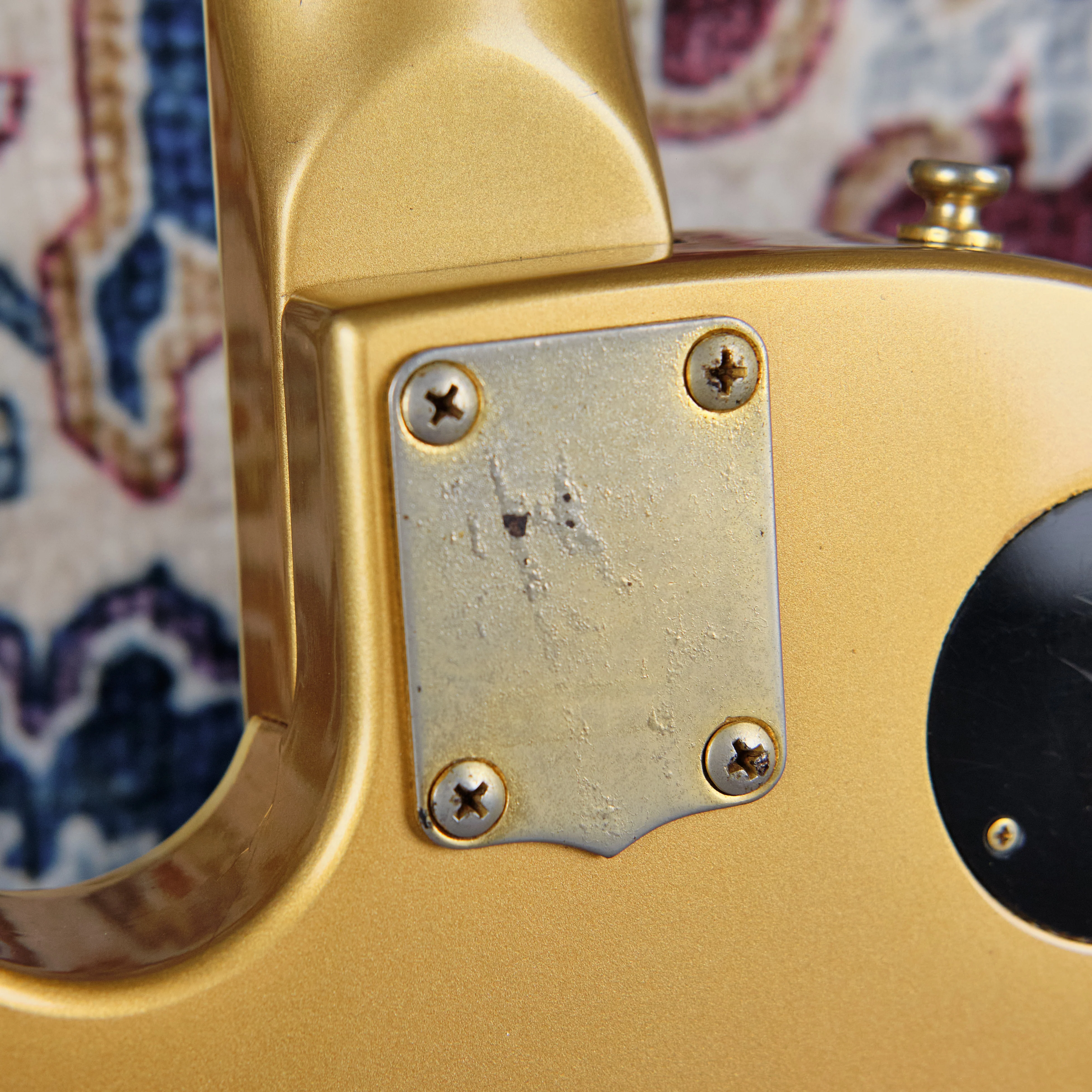 1970s Unknown Japanese Les Paul Copy Gold Top - Image 4