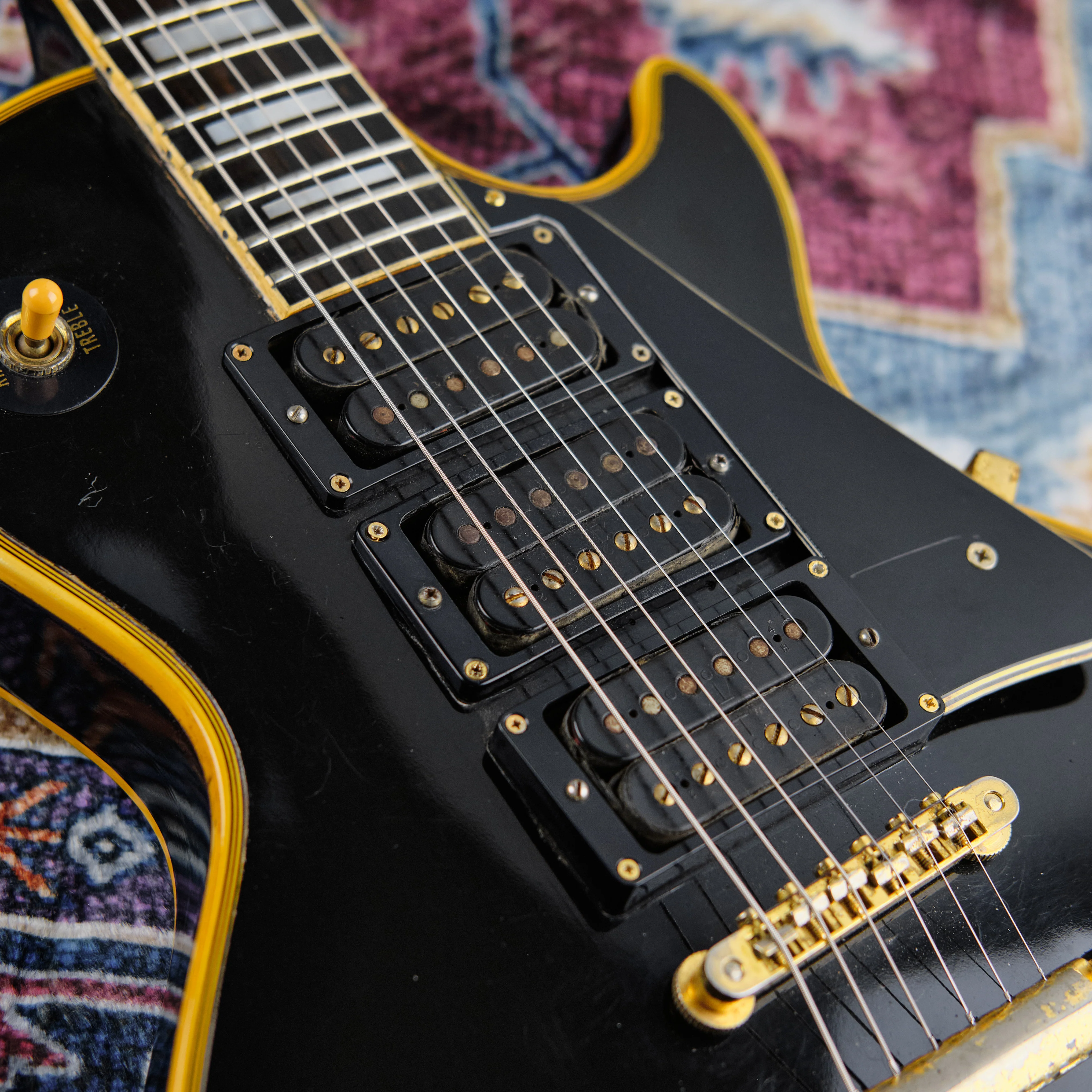 1972 Gibson Les Paul Custom 'Black Beauty' Ebony - Image 13