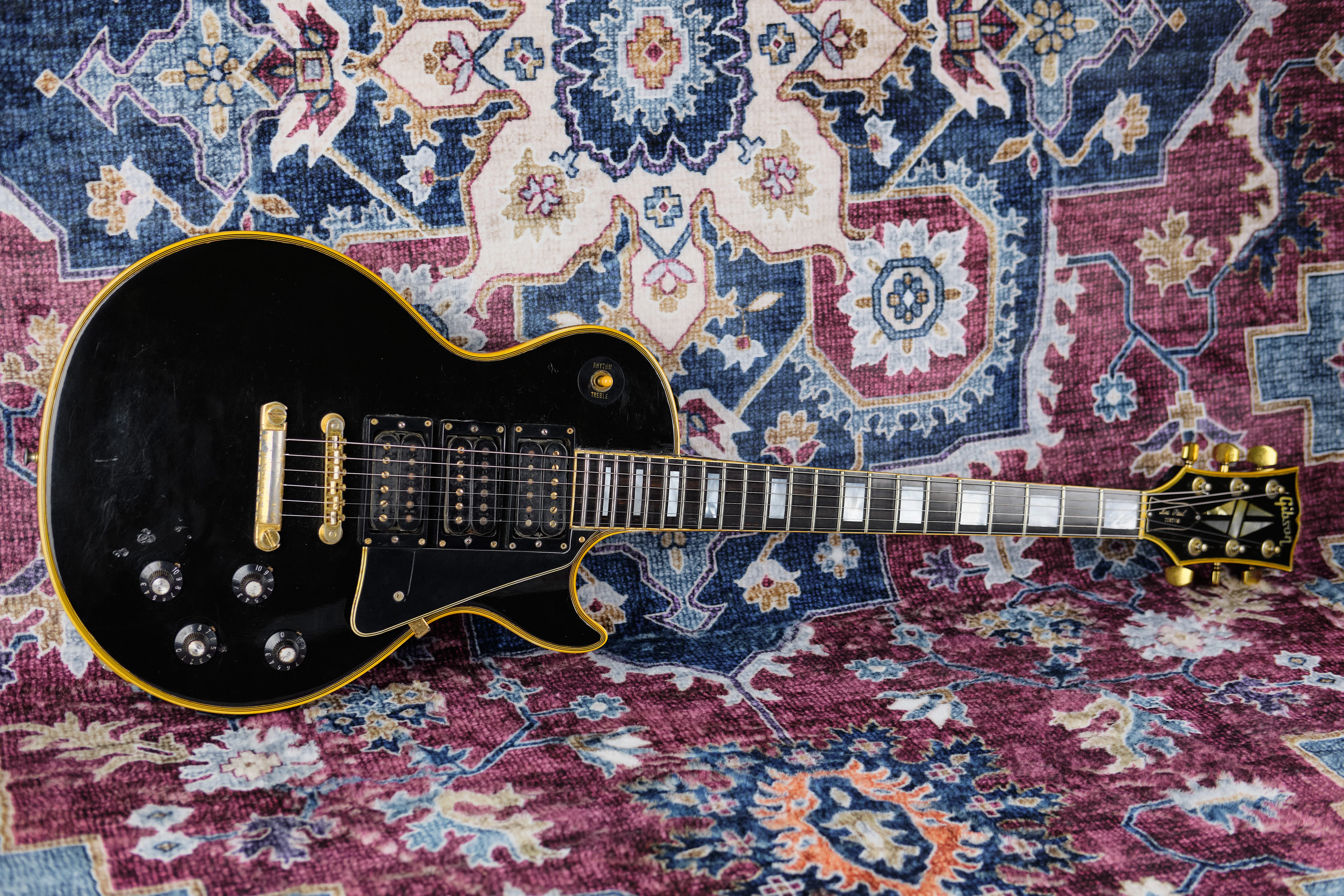 1972 Gibson Les Paul Custom 'Black Beauty' Ebony - Image 4