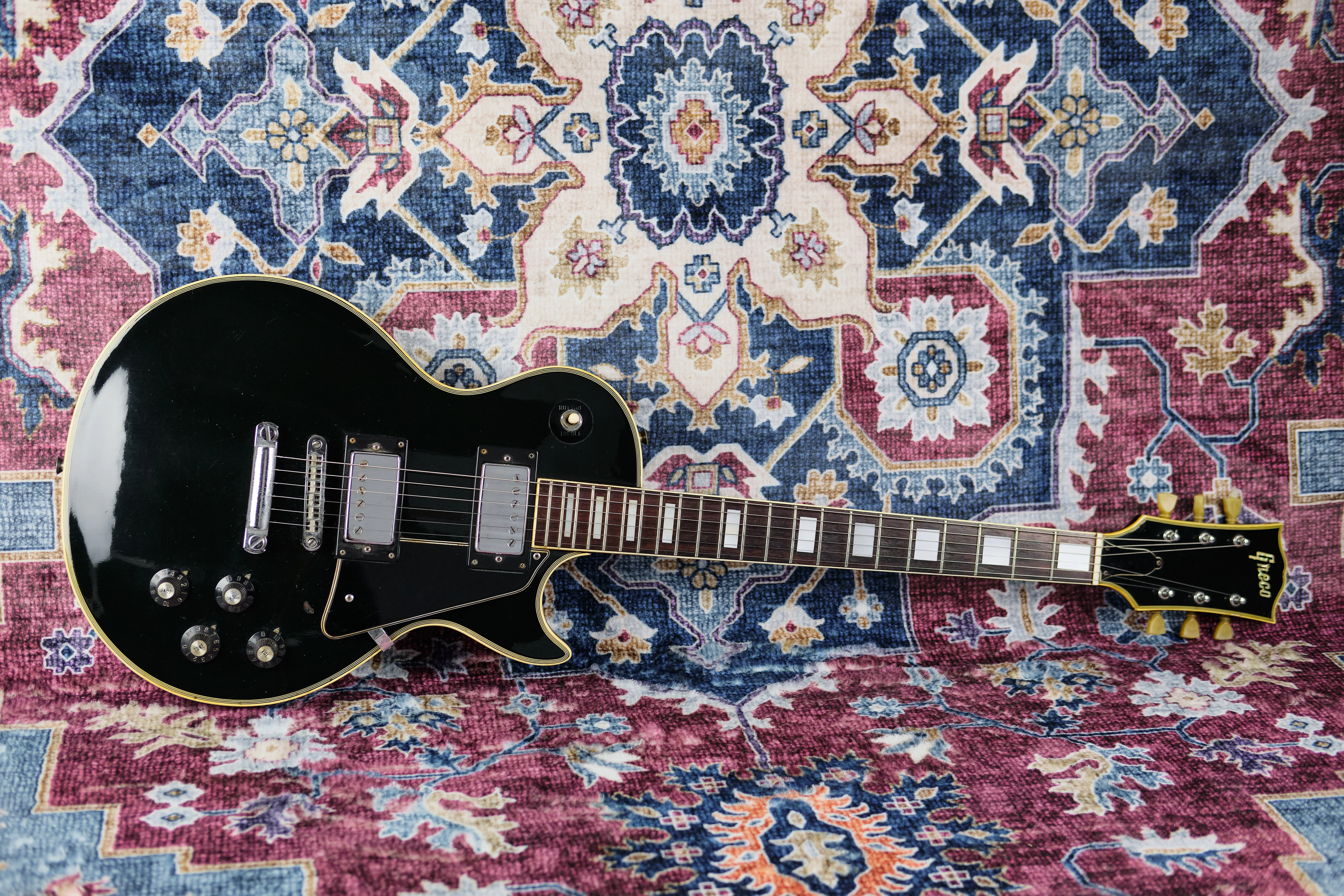 1973 Greco EG-360B Les Paul Custom Black - Image 4
