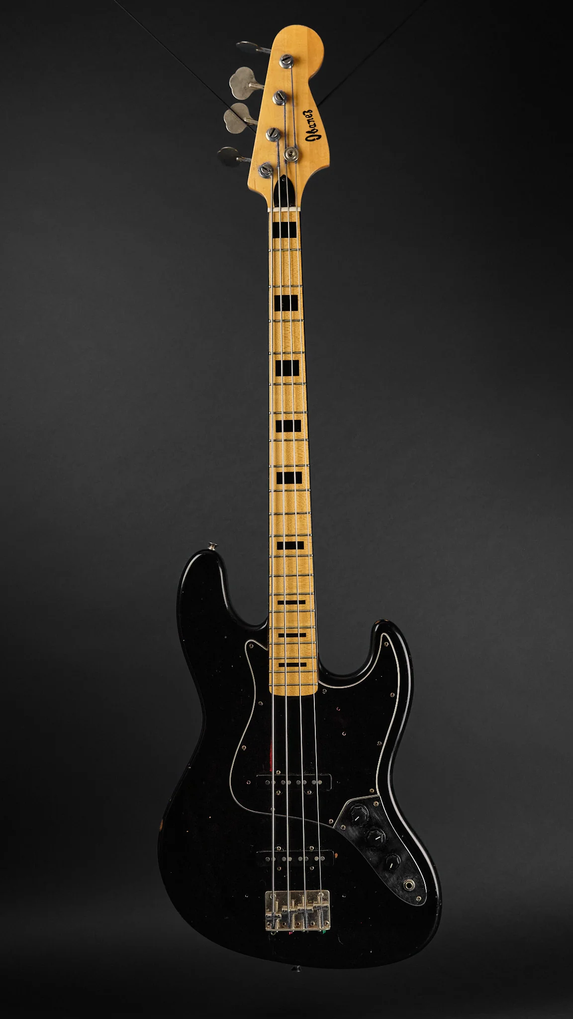 1975 Ibanez 2365B Jazz Bass Black - Image 4