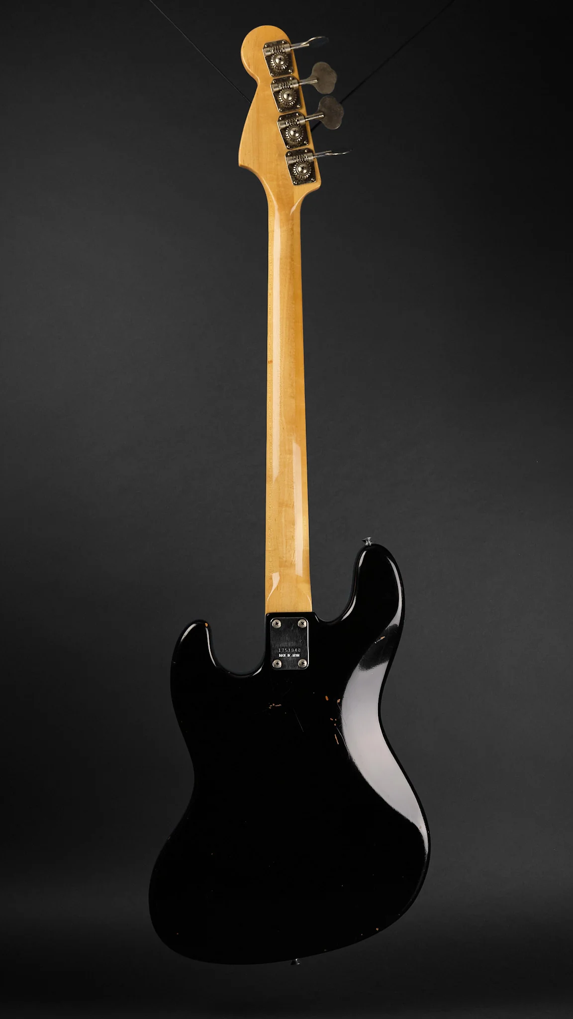 1975 Ibanez 2365B Jazz Bass Black - Image 5