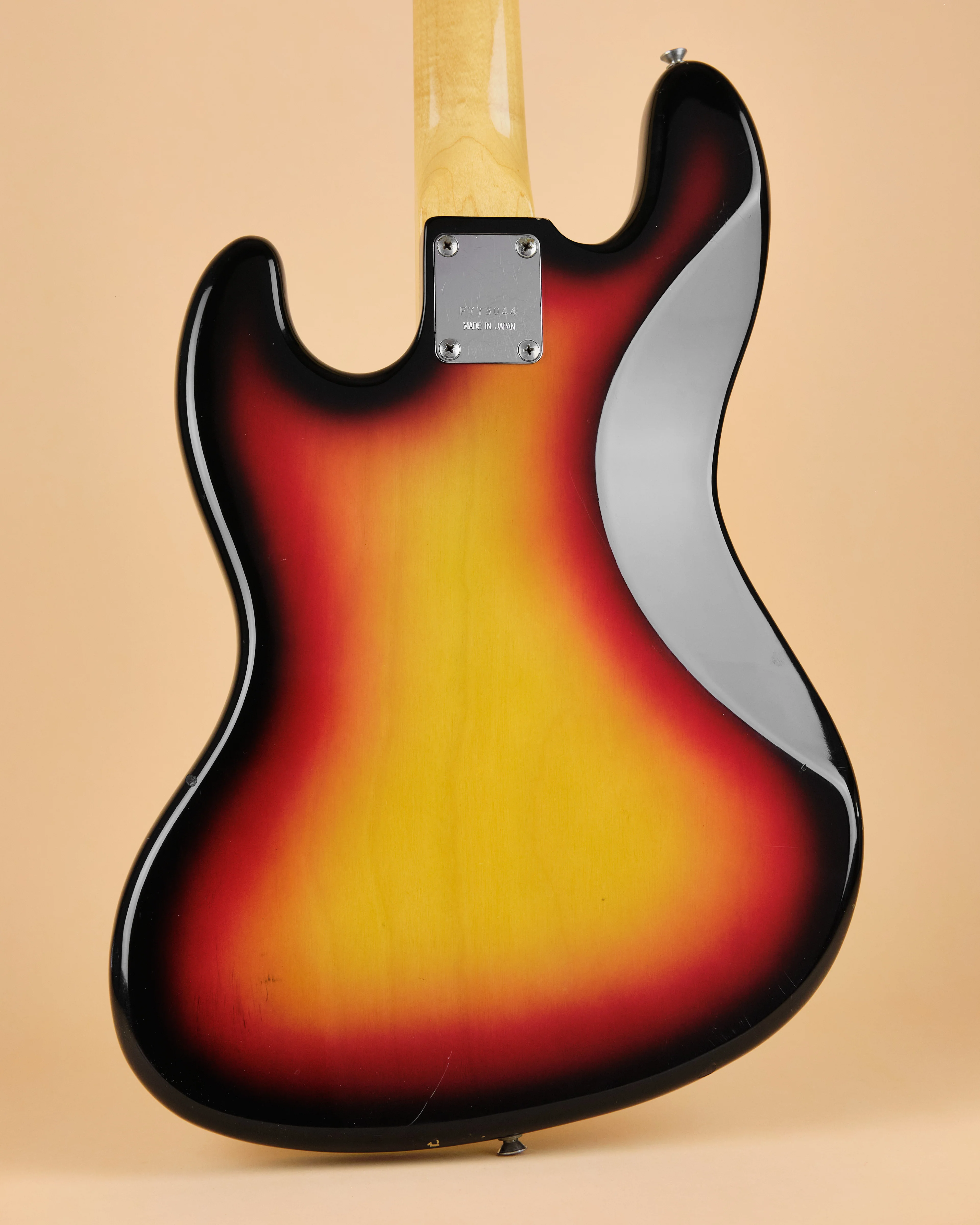 1977 Ibanez Silver Series Jazz Bass Sunburst - Image 4
