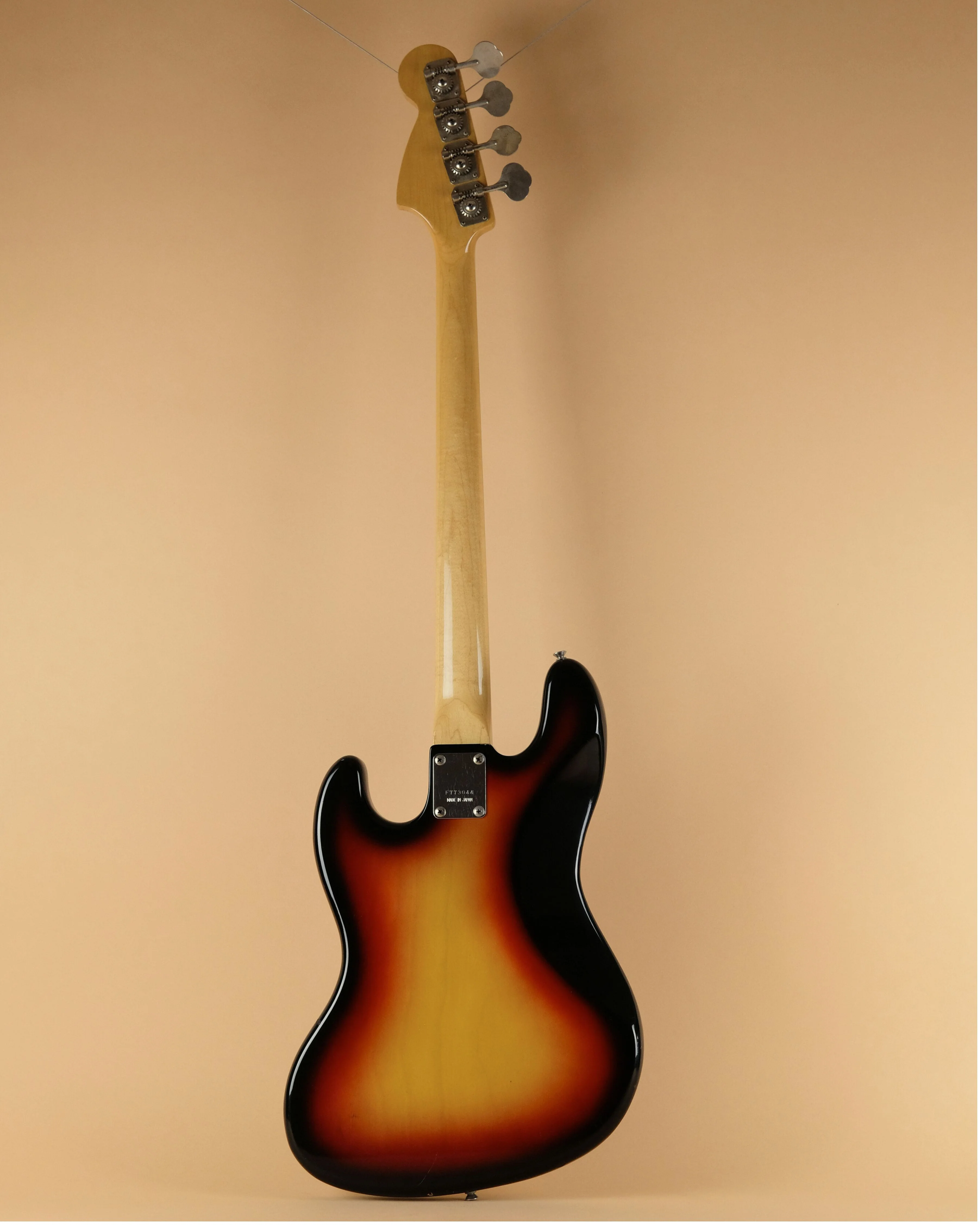 1977 Ibanez Silver Series Jazz Bass Sunburst - Image 6