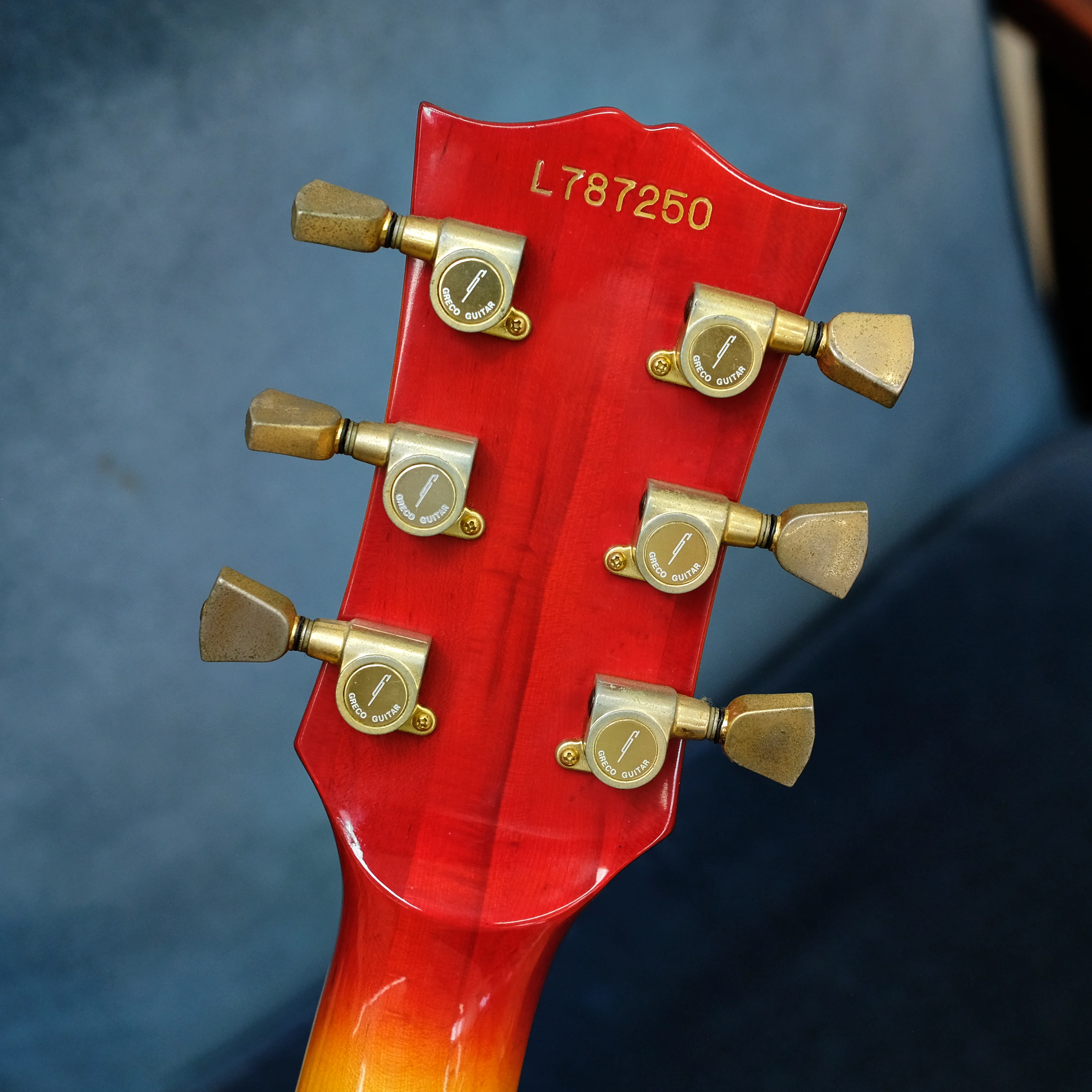 1978 Greco Custom EG500 Cherry Sunburst - Image 7