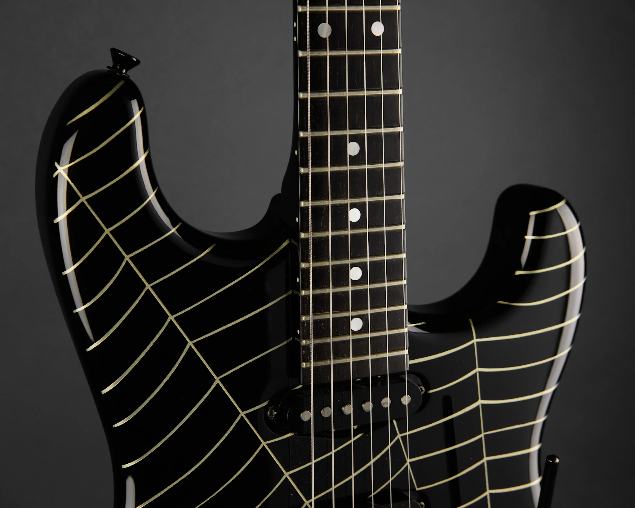 1980s 48th St Custom Guitars Silver Widow (Second-Hand) - Image 11