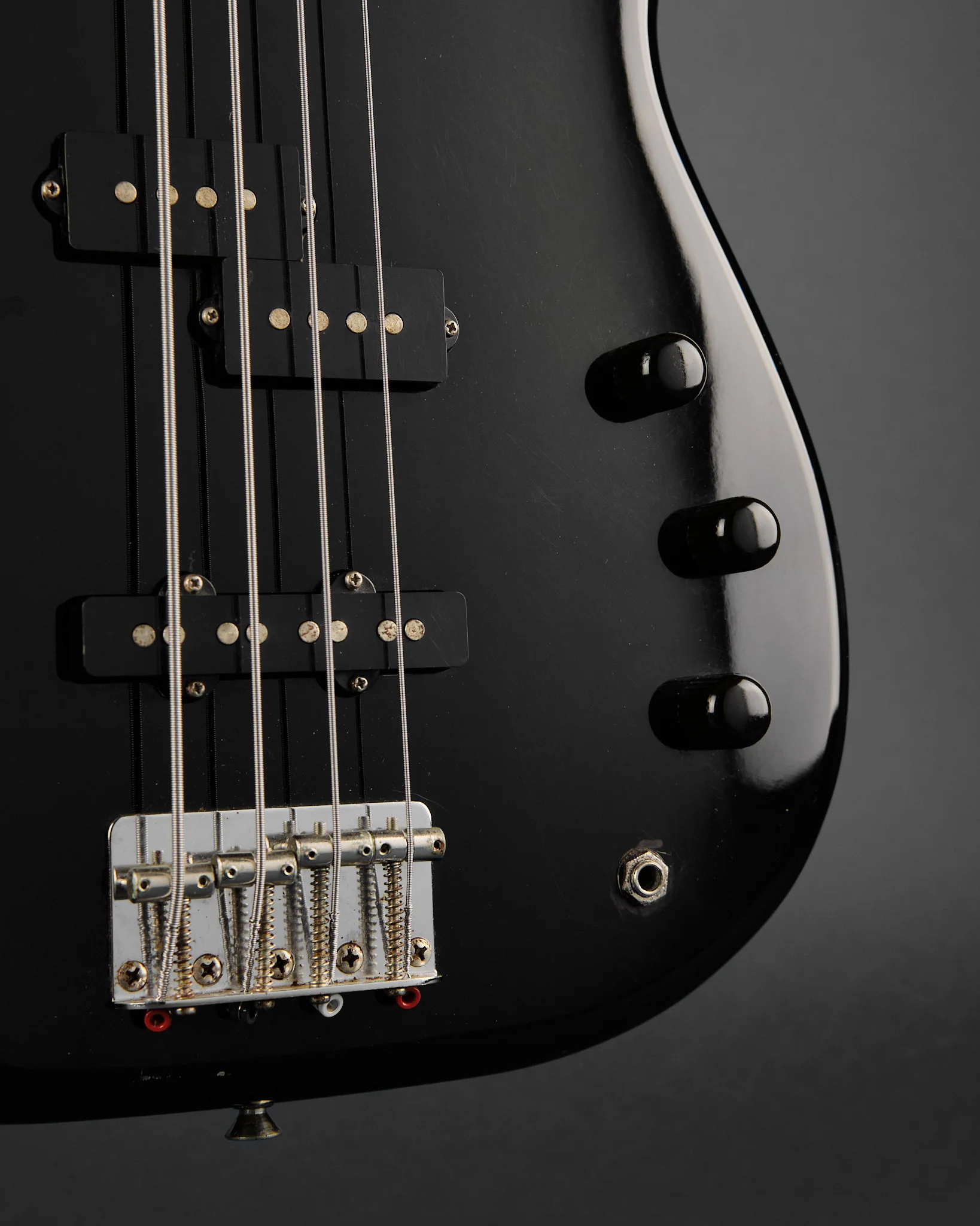 1980s Fender MIJ PB-445 Contemporary Precision Bass Black - Image 10