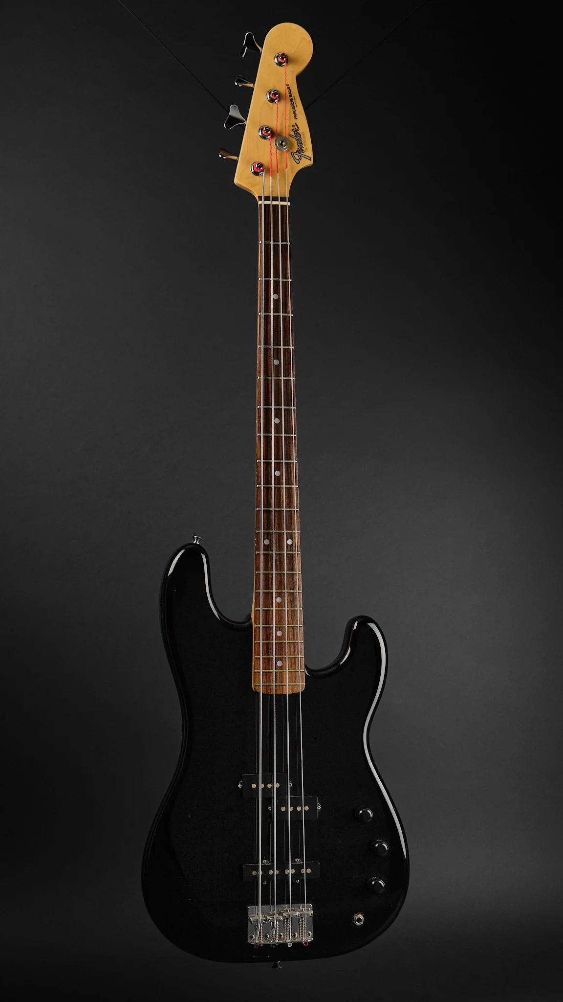 1980s Fender MIJ PB-445 Contemporary Precision Bass Black - Image 4