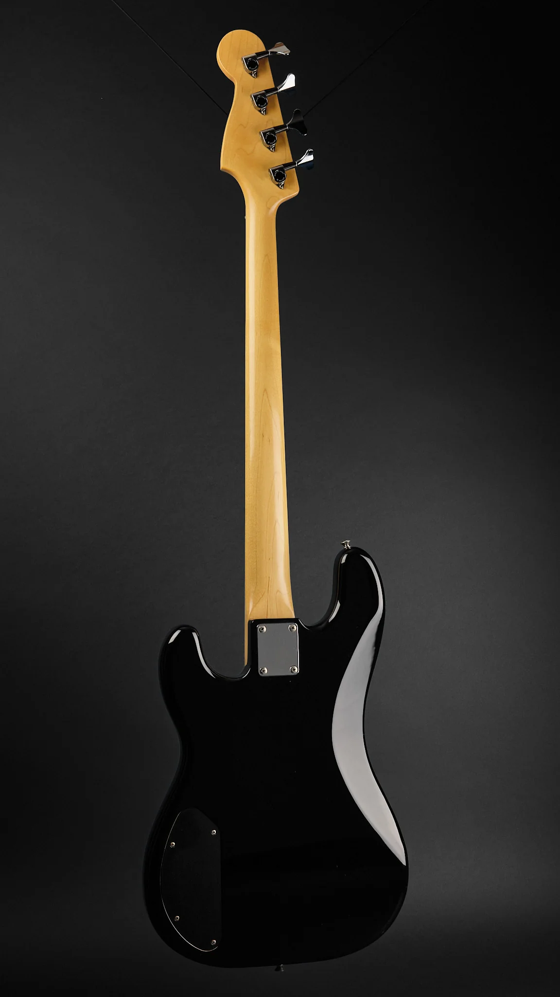 1980s Fender MIJ PB-445 Contemporary Precision Bass Black - Image 5