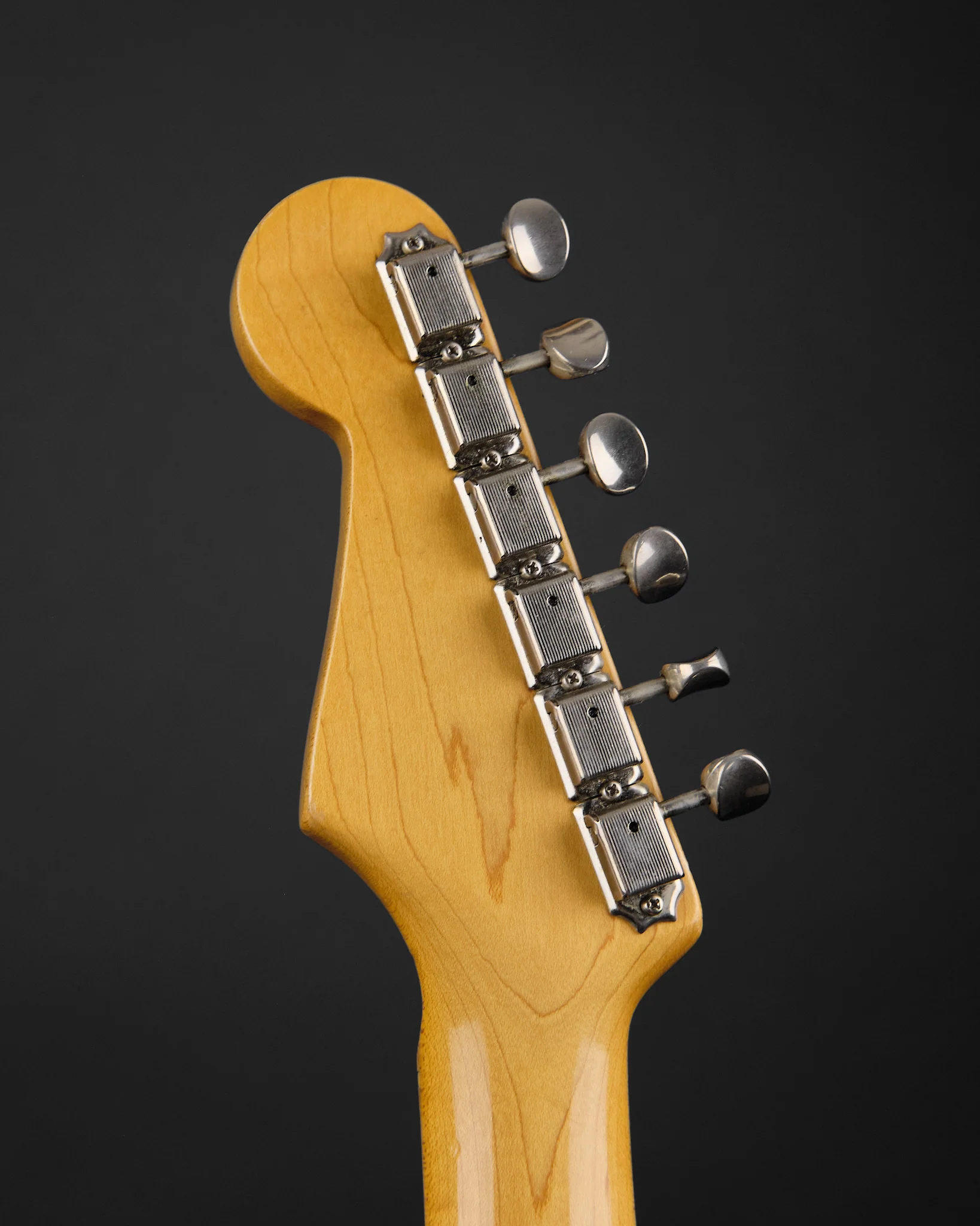 1980s Fender MIJ ST57-55 '57 Stratocaster Vintage White - Image 5