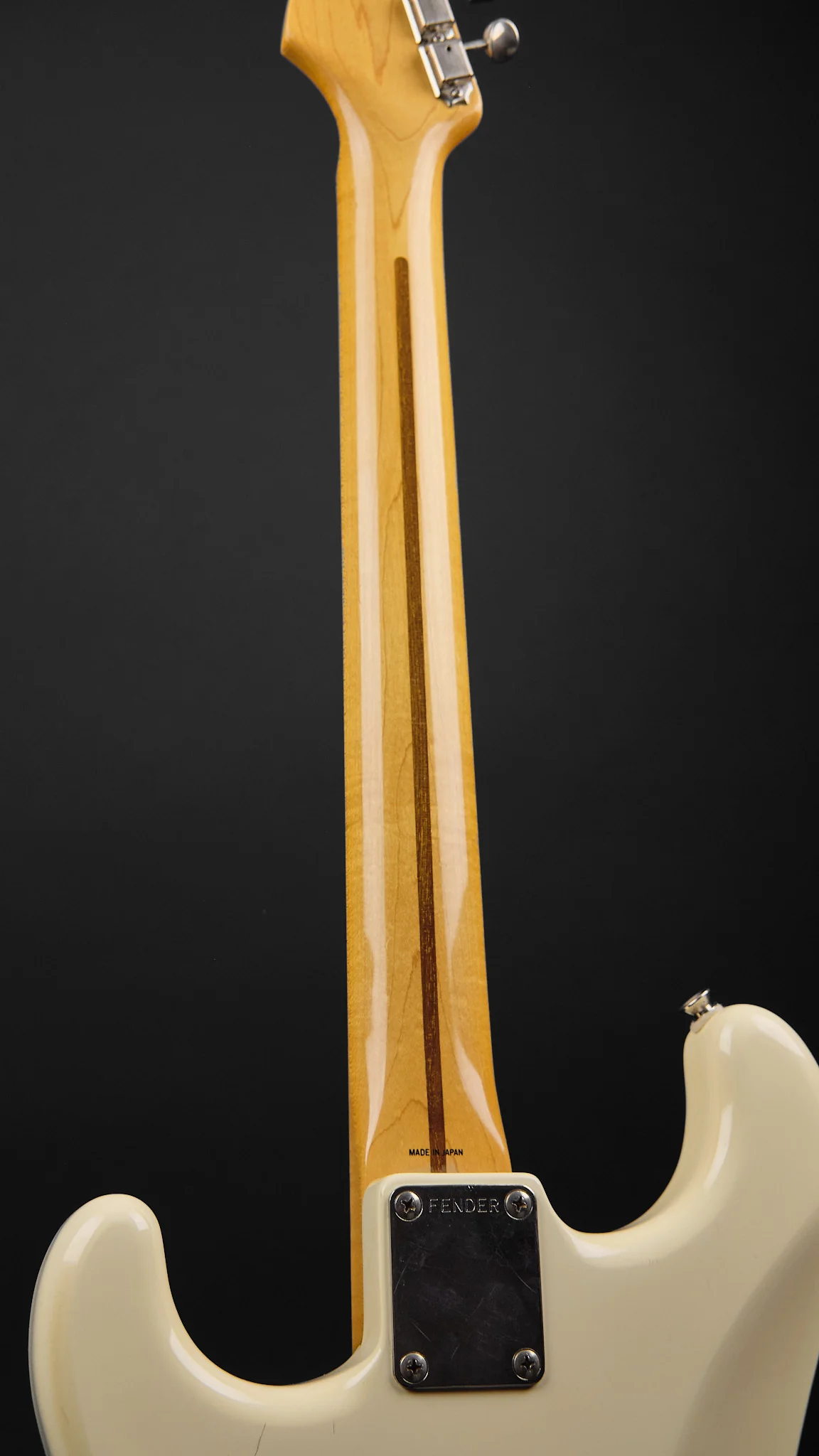 1980s Fender MIJ ST57-55 '57 Stratocaster Vintage White - Image 6