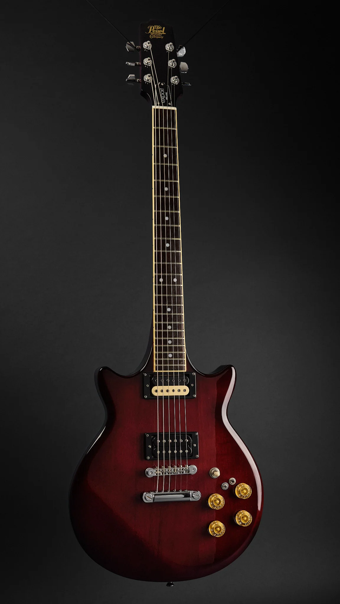 1980s Pearl Export Deluxe Transparent Red - Image 4