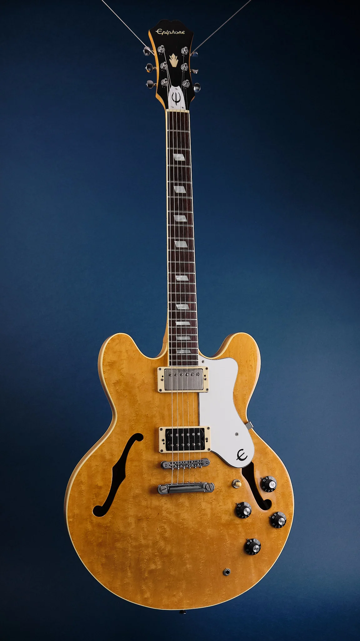 1984 Epiphone Riviera Antique Natural - Image 4