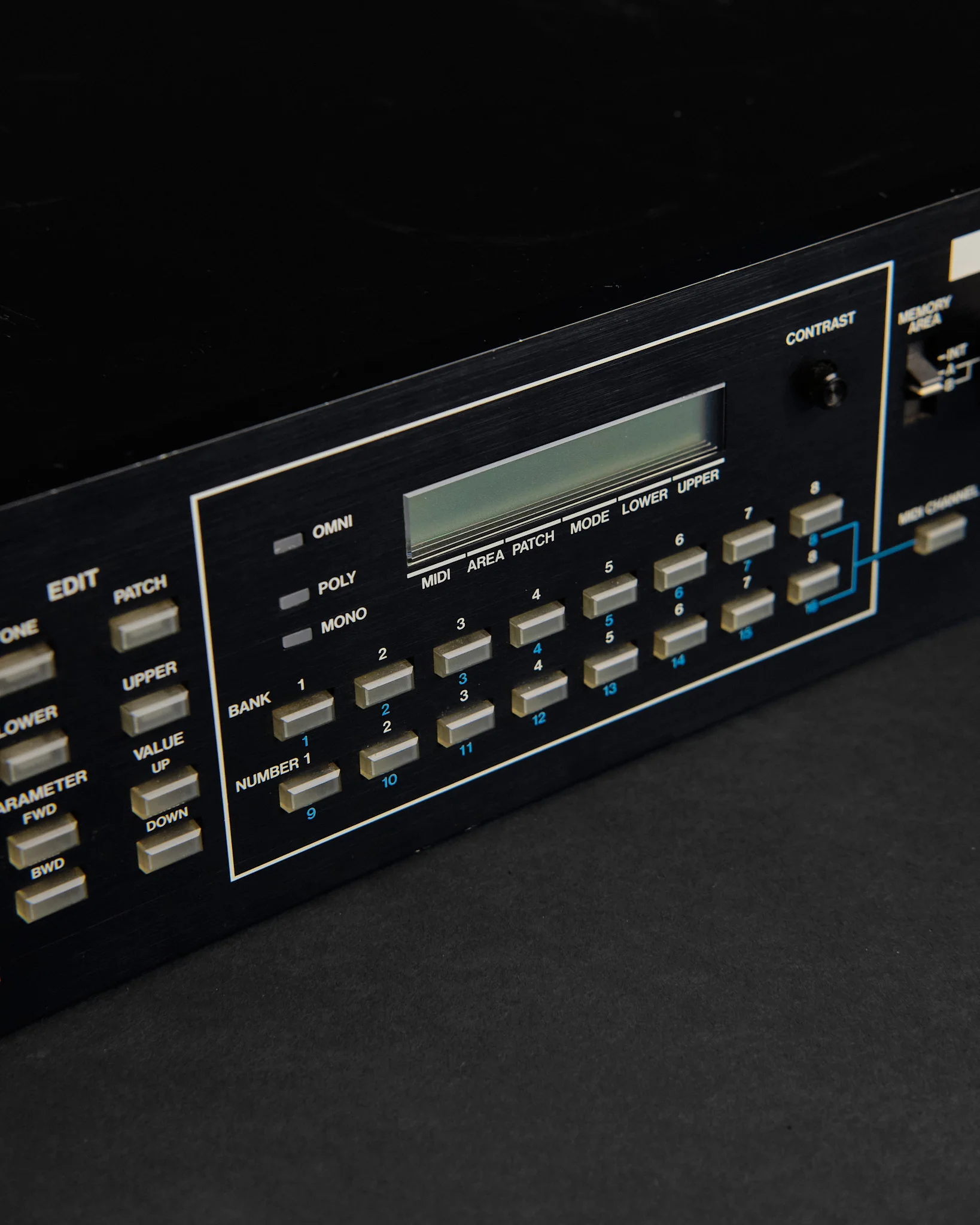 1984 Roland MKS-80 Super Jupiter Rack Mount Analog Synthesizer - Image 4