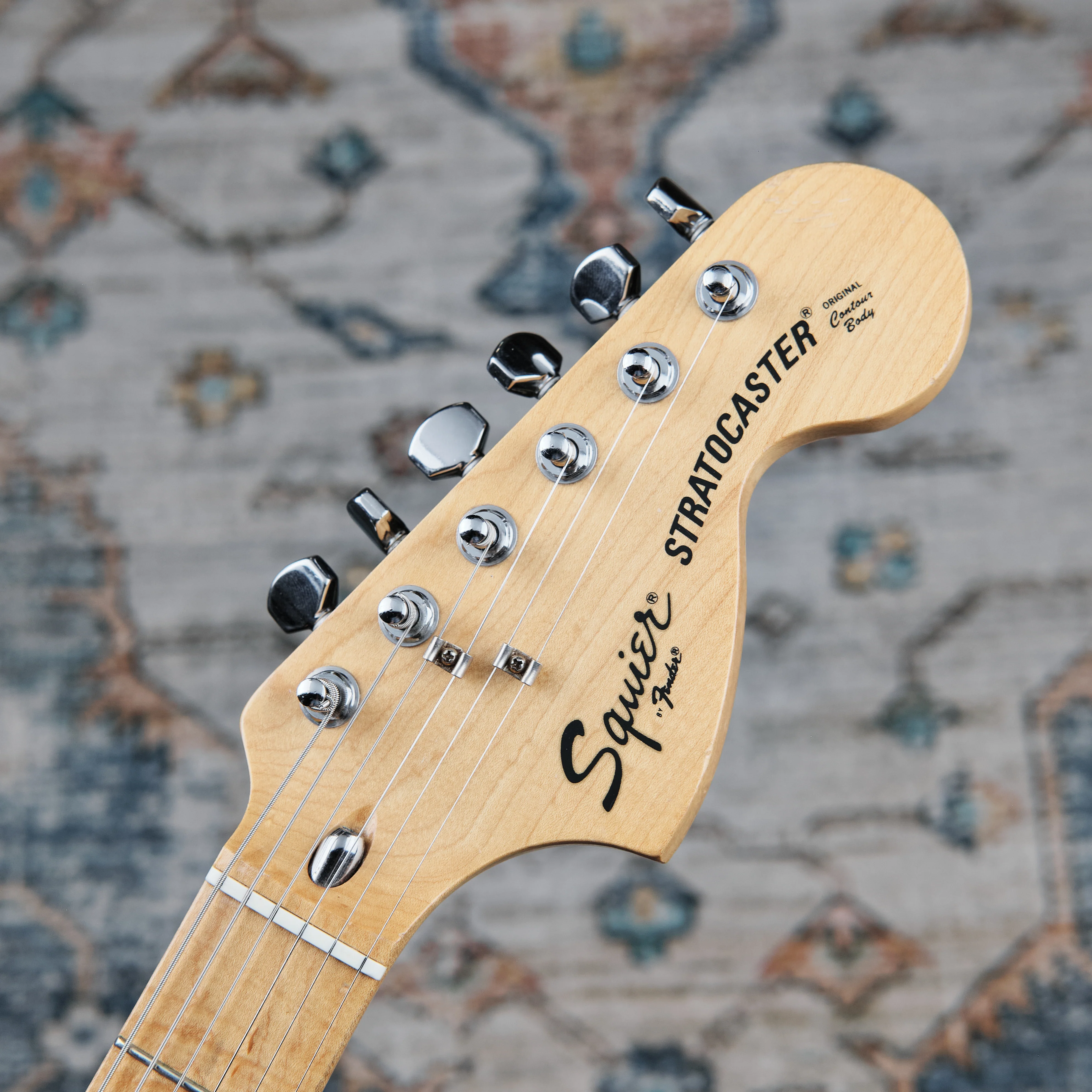1984 Squier JV CST-30 Stratocaster Made in Japan Black - Image 2