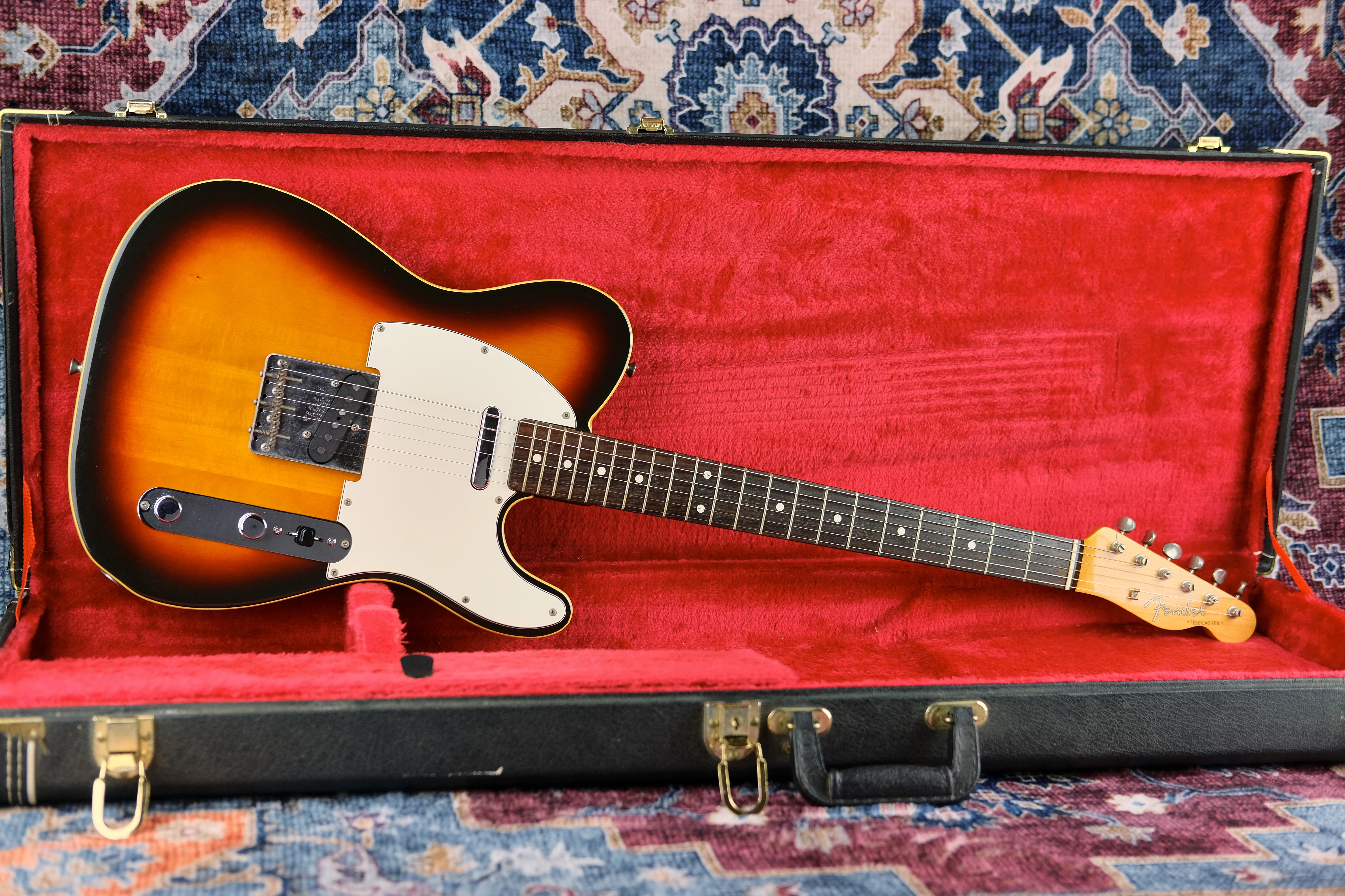 1985 Fender MIJ '62 Reissue Telecaster Custom Sunburst - Image 6