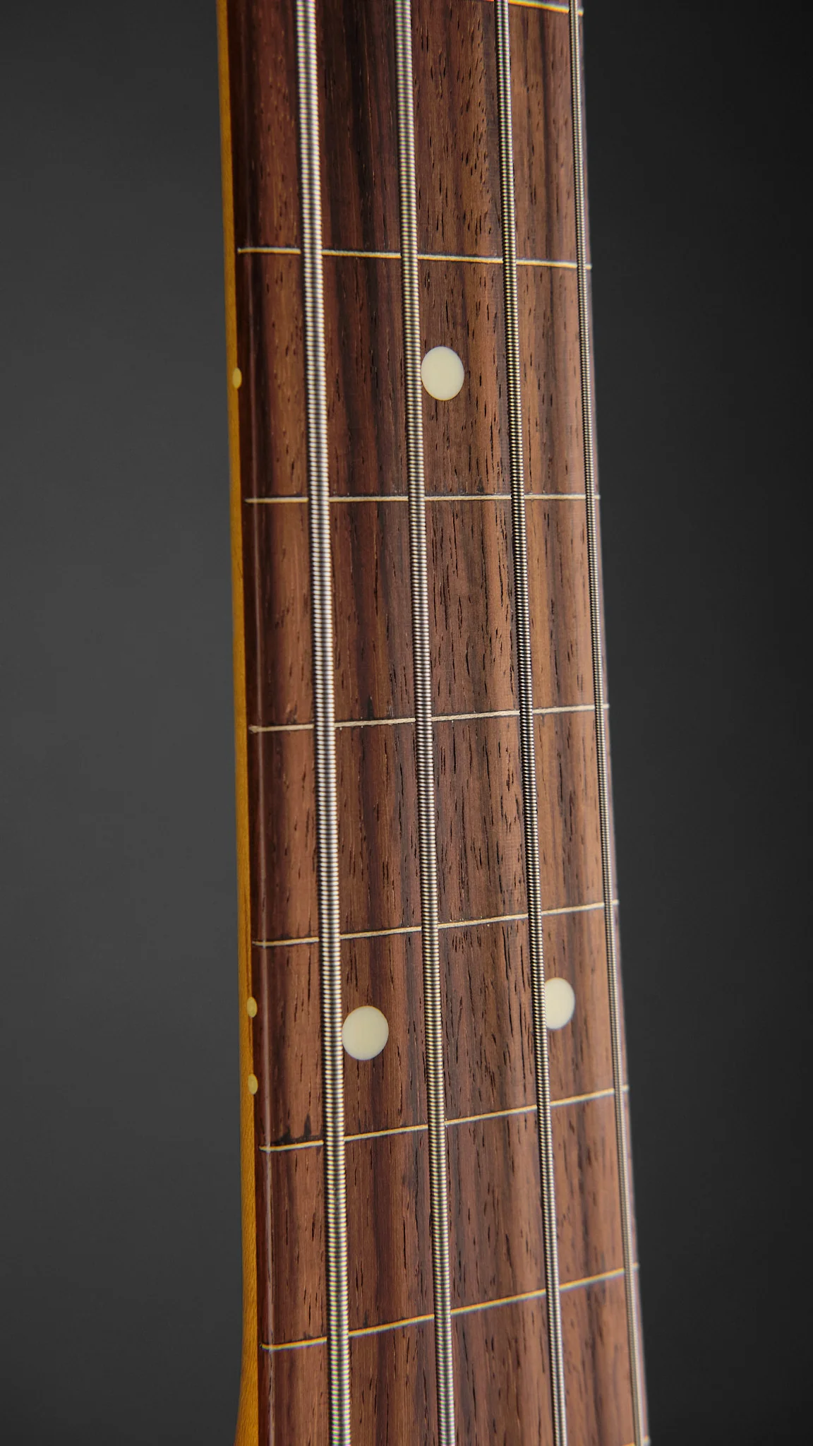 1986 Fender MIJ JB-406 Jazz Bass Candy Apple Red - Image 11