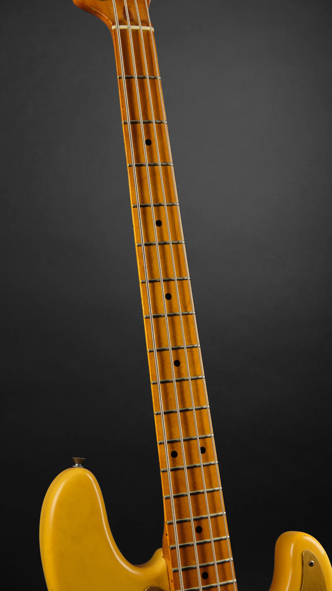 1989 Fender American Vintage '57 Precision Bass Vintage White - Image 6