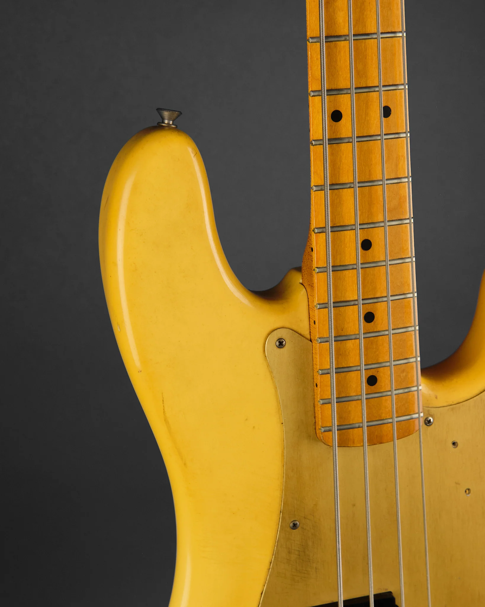 1989 Fender American Vintage '57 Precision Bass Vintage White - Image 9