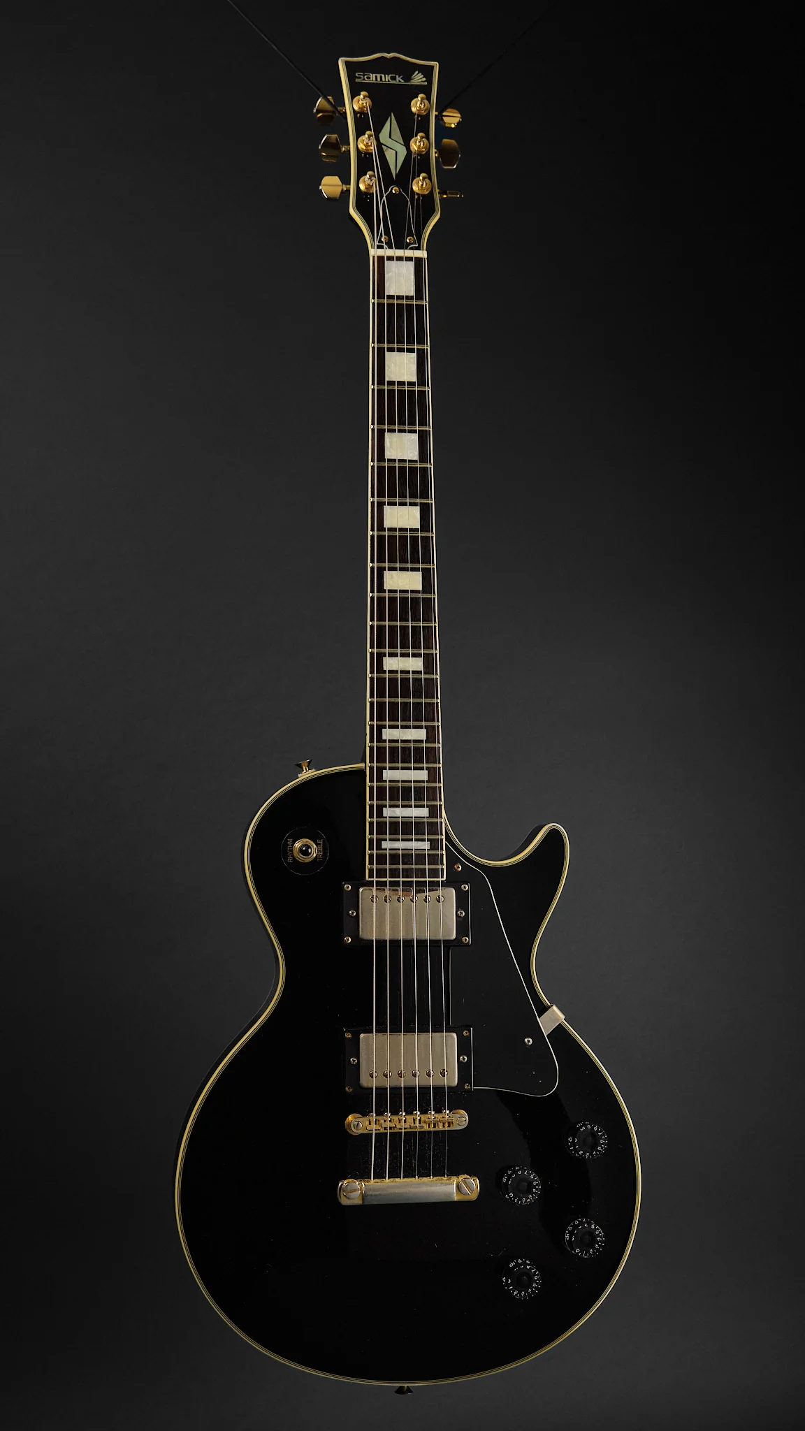 1989 Samick LP Custom Black - Image 4