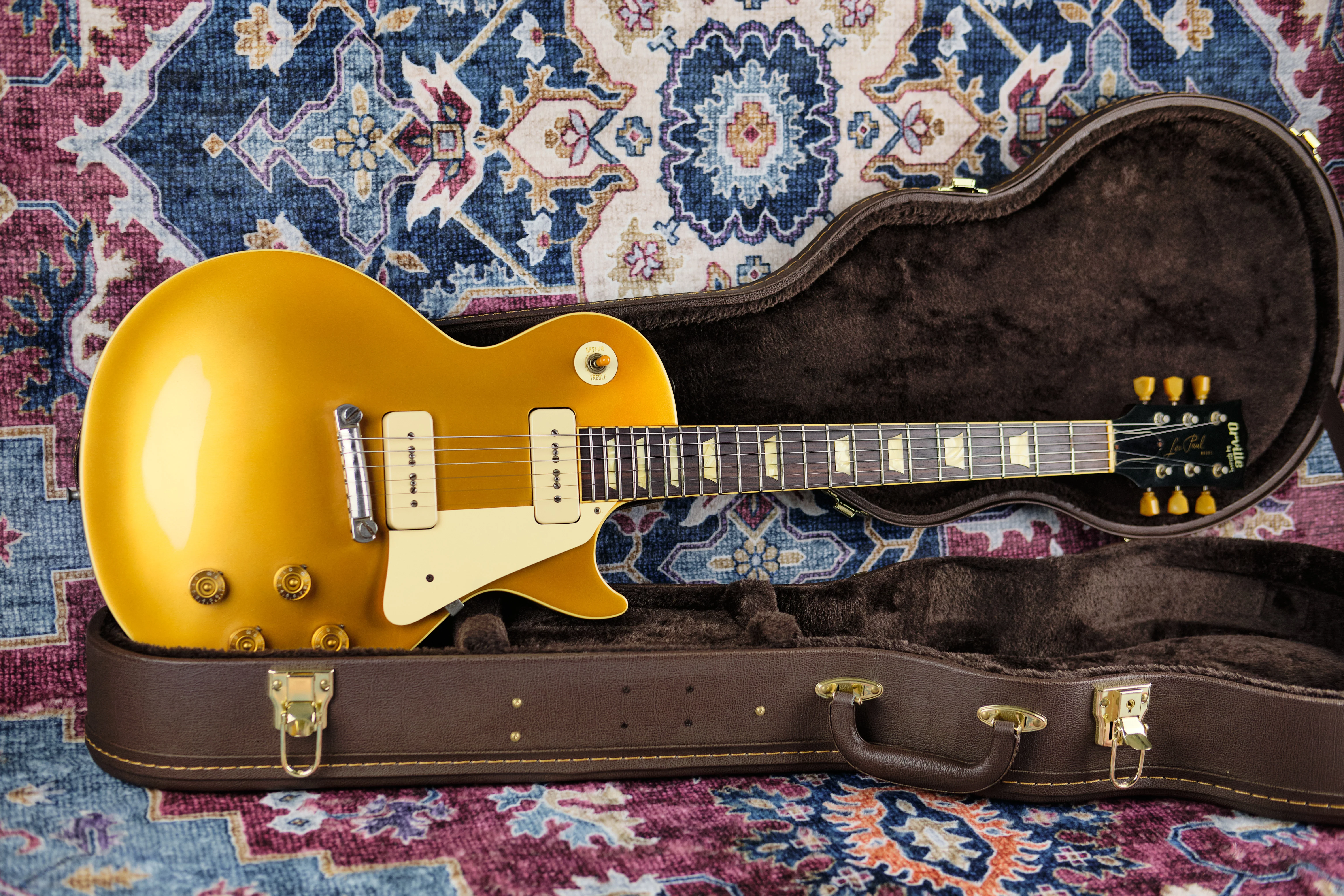 1990 Orville by Gibson Les Paul Standard '54 Reissue Gold Top - Image 4